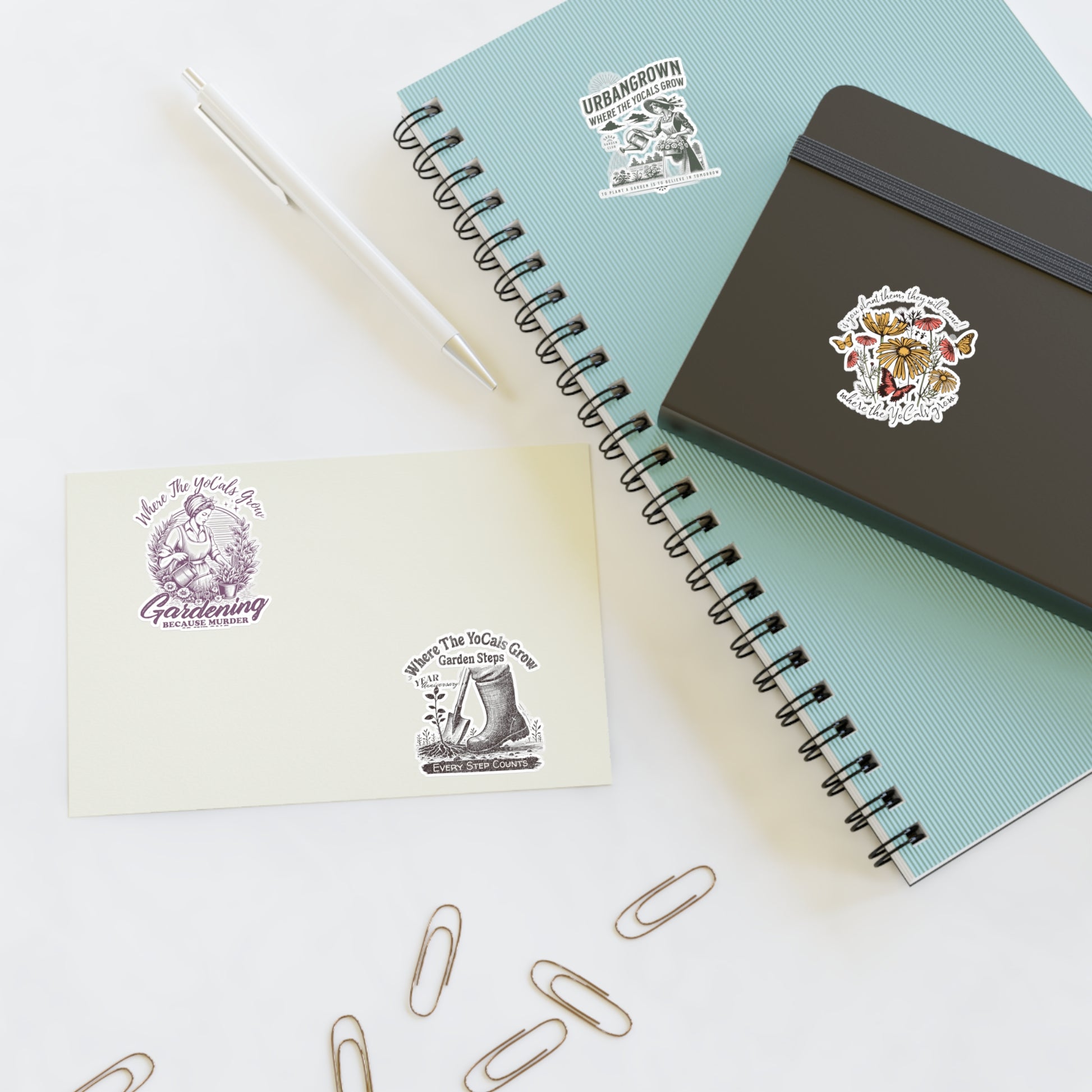 Decal Sticker Sheets - Where the YoCals Grow YouTube Channel Supporter Pack
