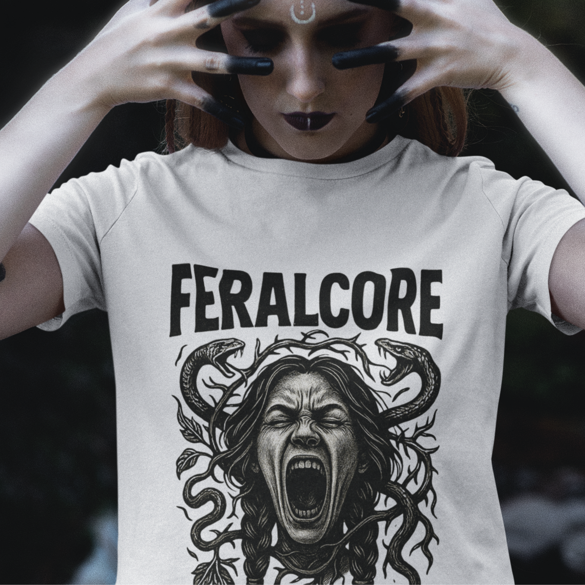 Feralcore Medusa Tee