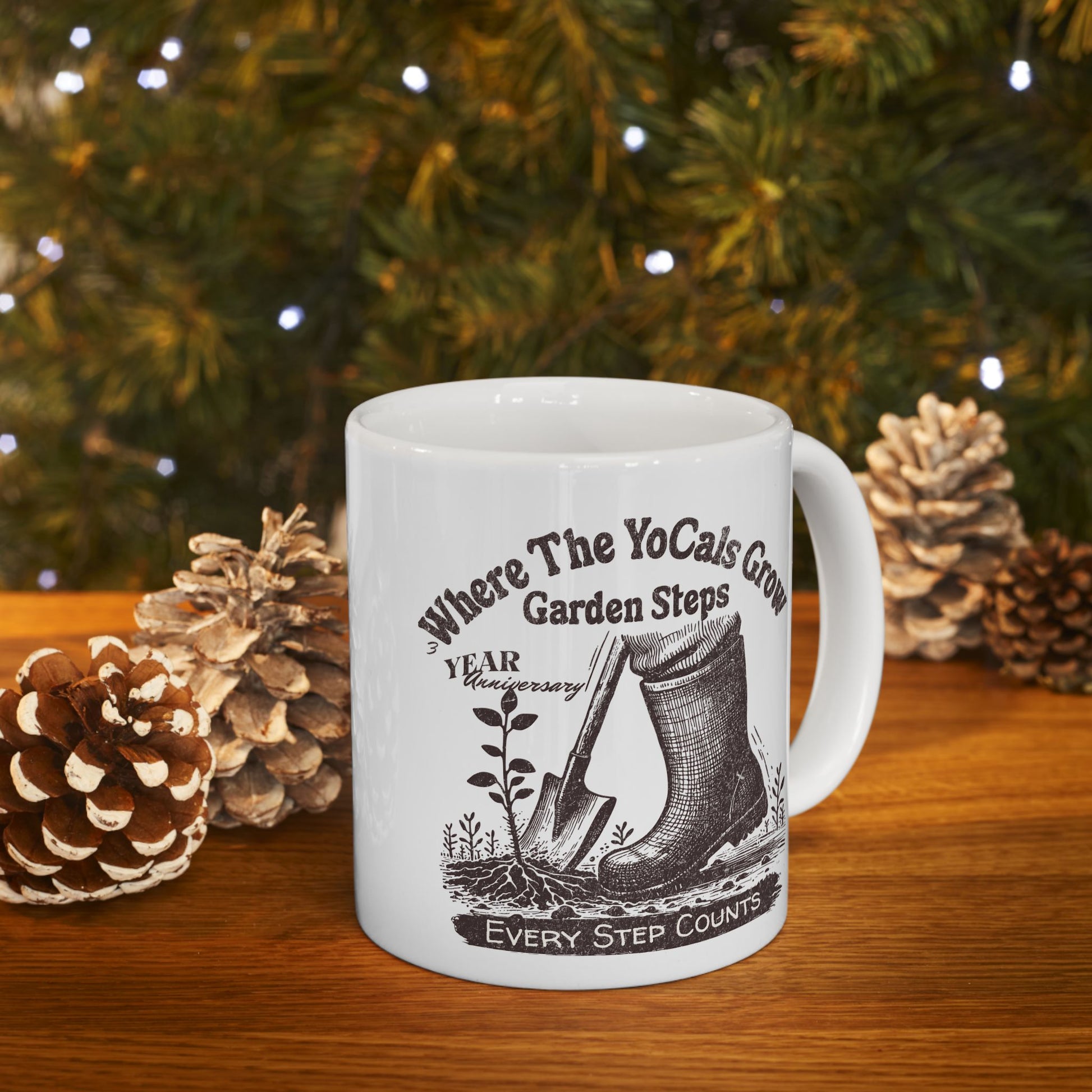 Where the YoCals Grow 3rd Year Anniversary Mug