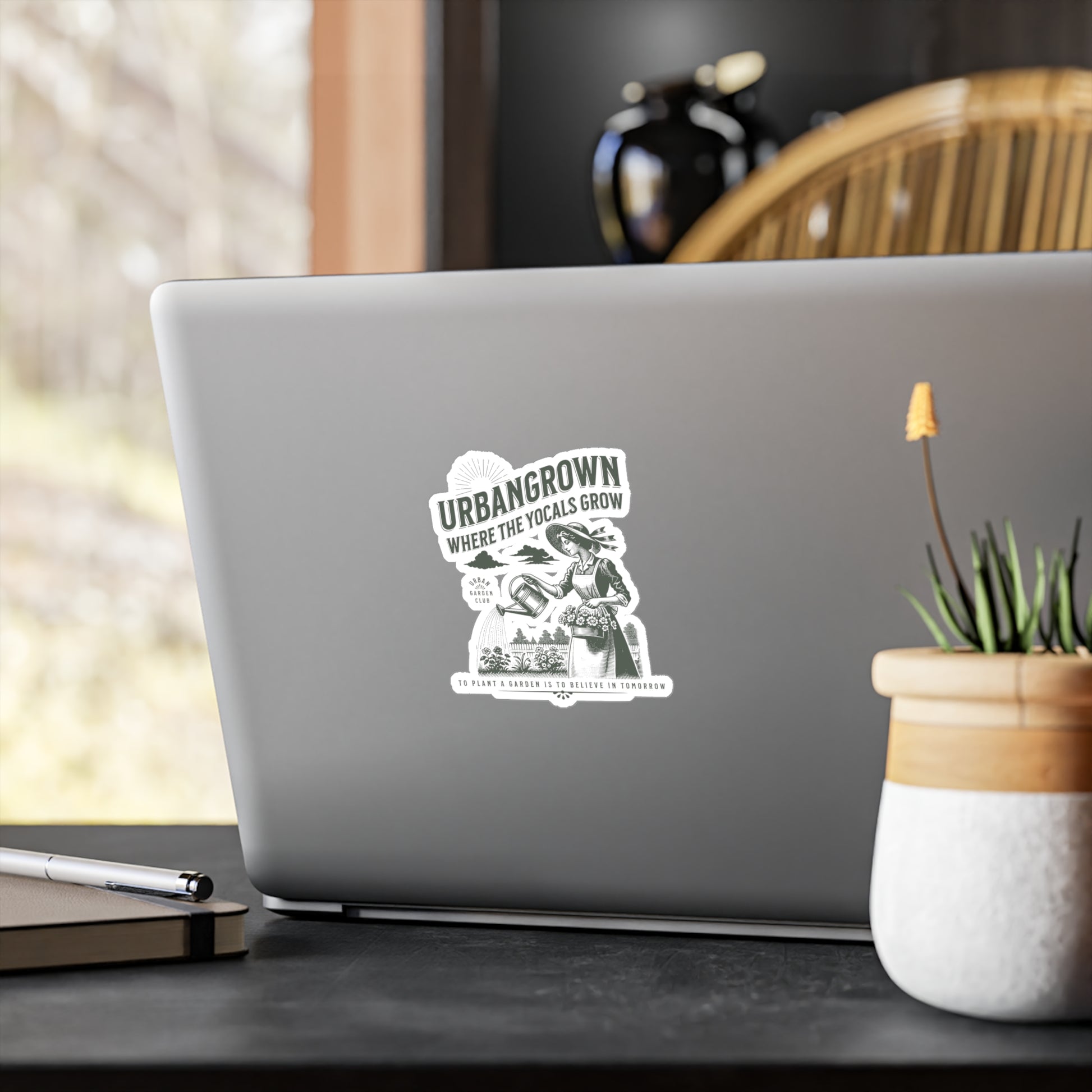 Vinyl Decal - Where The YoCals Grow - Urban Gardening and Farming