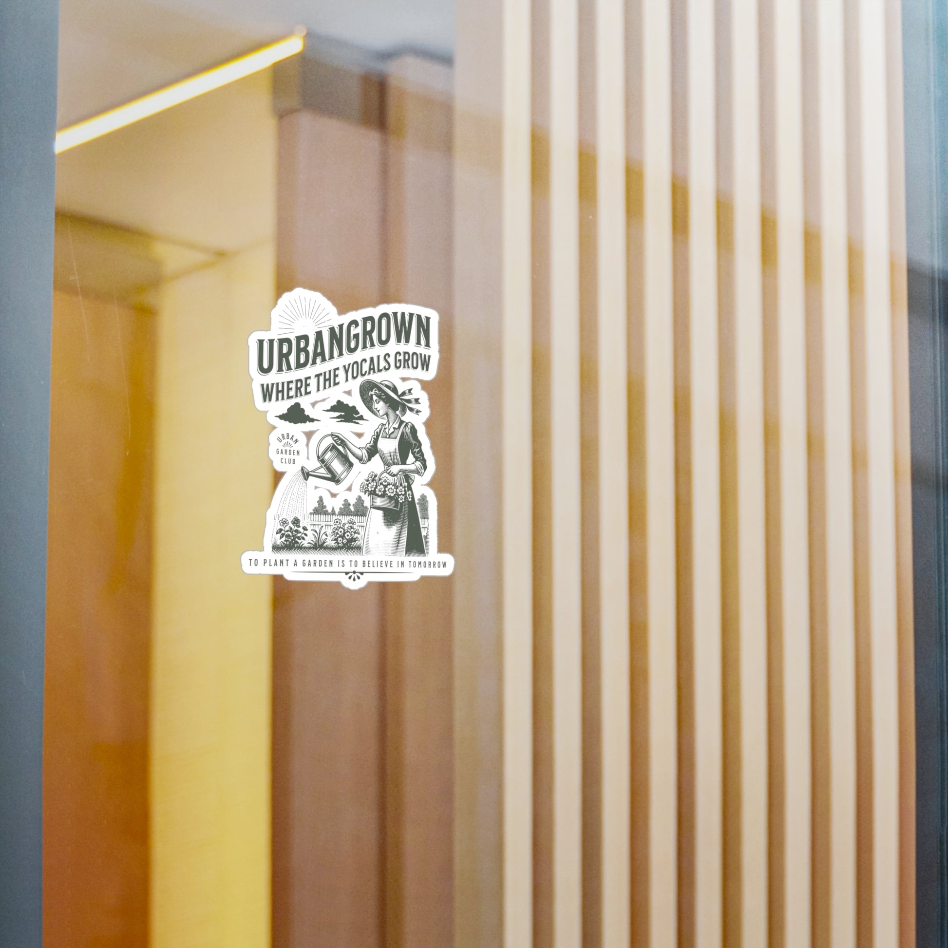 Vinyl Decal - Where The YoCals Grow - Urban Gardening and Farming