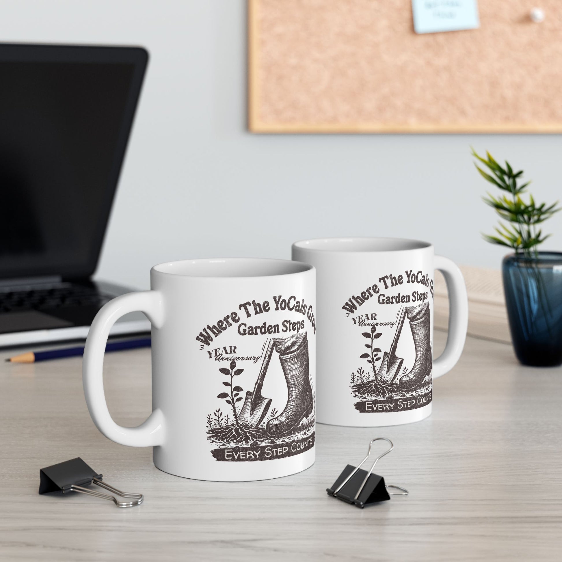 Where the YoCals Grow 3rd Year Anniversary Mug