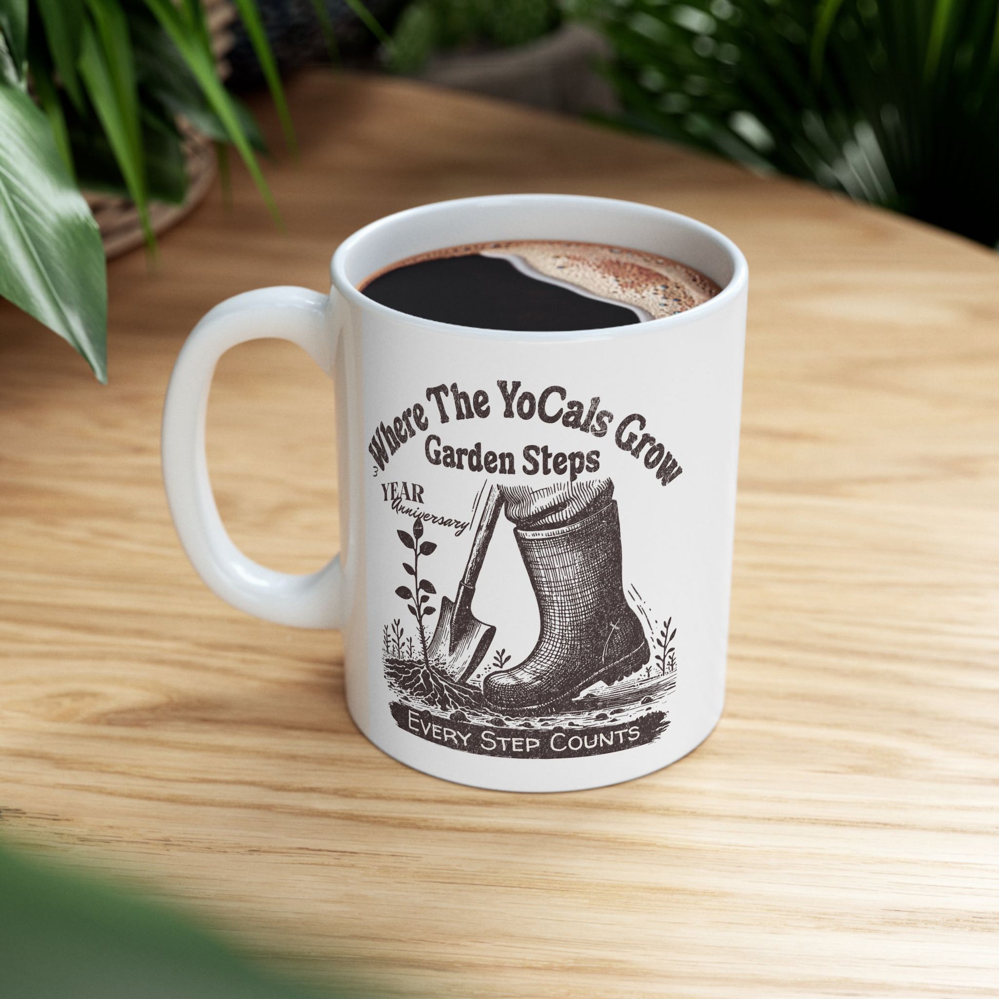 Where the YoCals Grow 3rd Year Anniversary Mug
