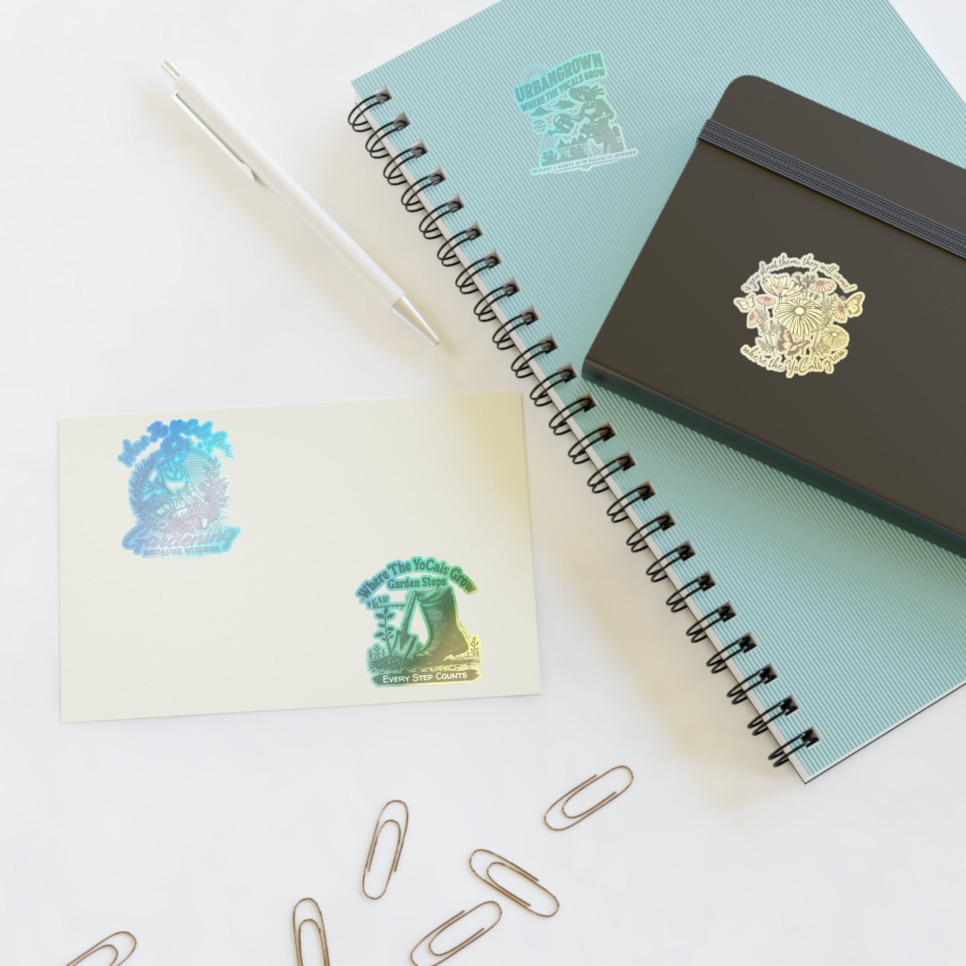 Decal Sticker Sheets - Where the YoCals Grow YouTube Channel Supporter Pack