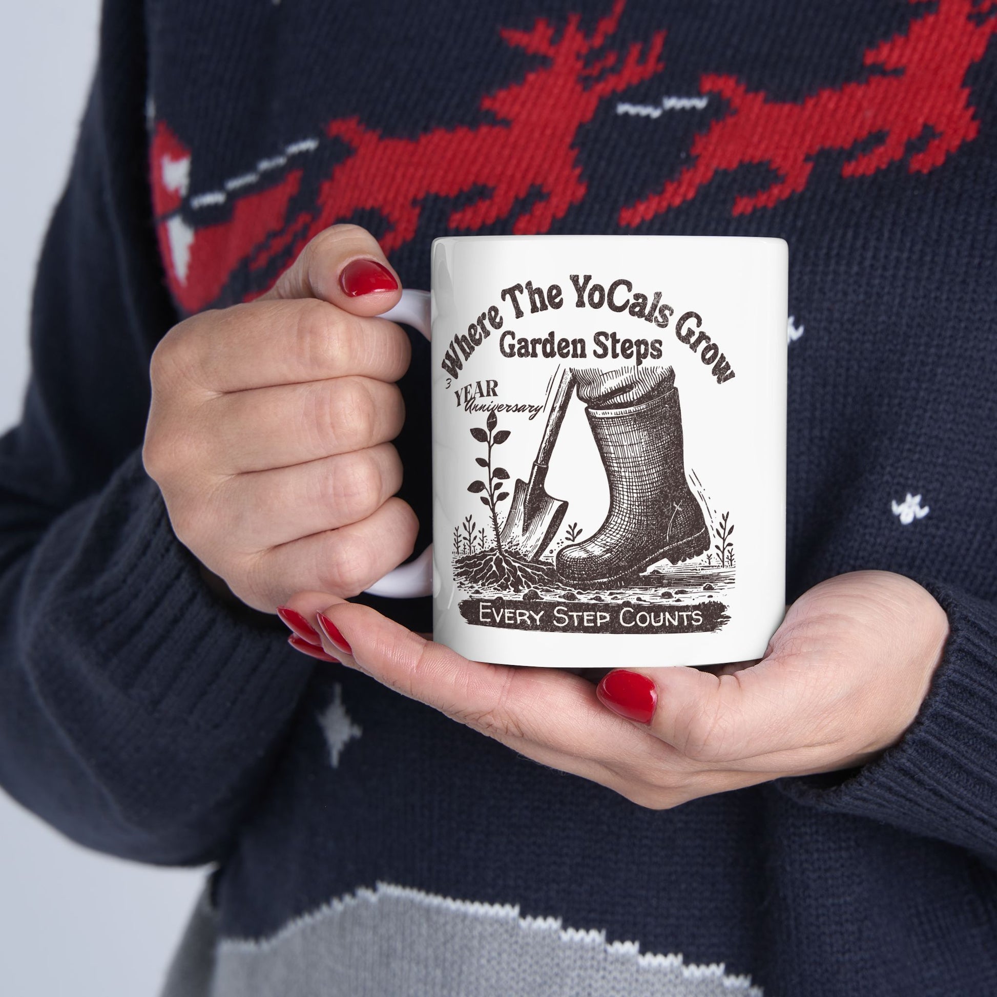 Where the YoCals Grow 3rd Year Anniversary Mug