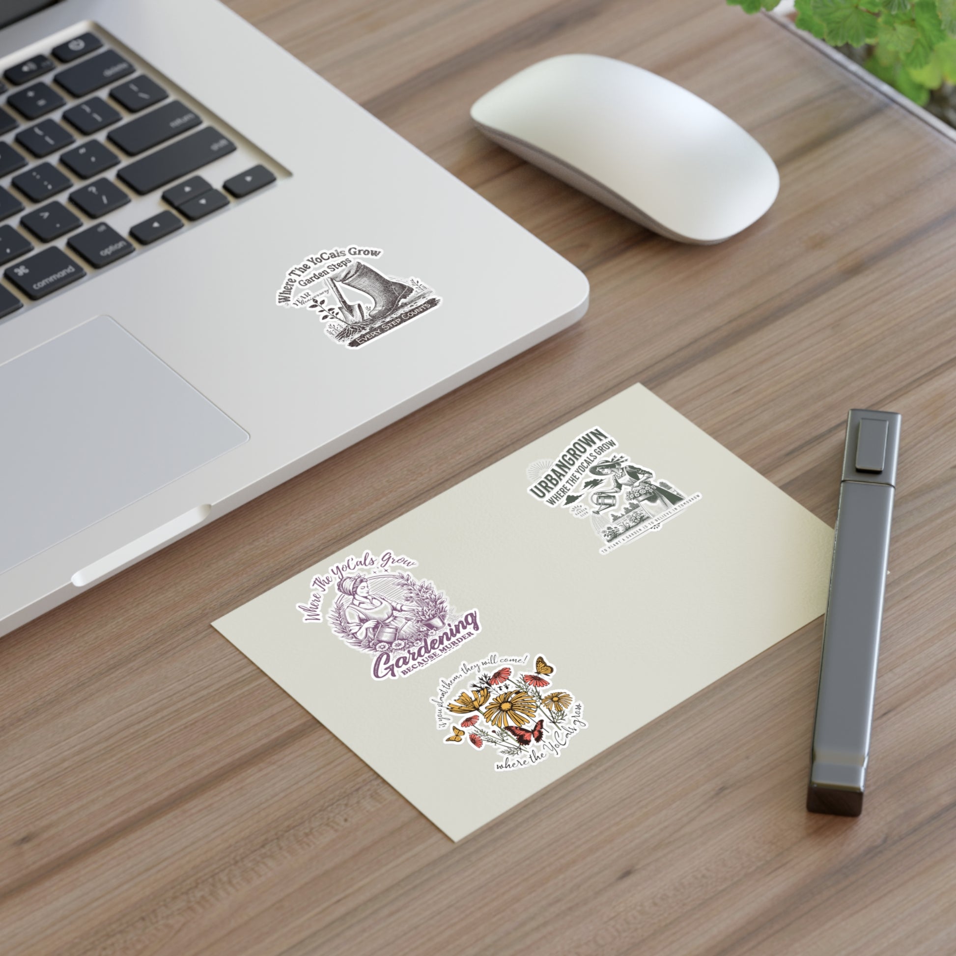 Decal Sticker Sheets - Where the YoCals Grow YouTube Channel Supporter Pack