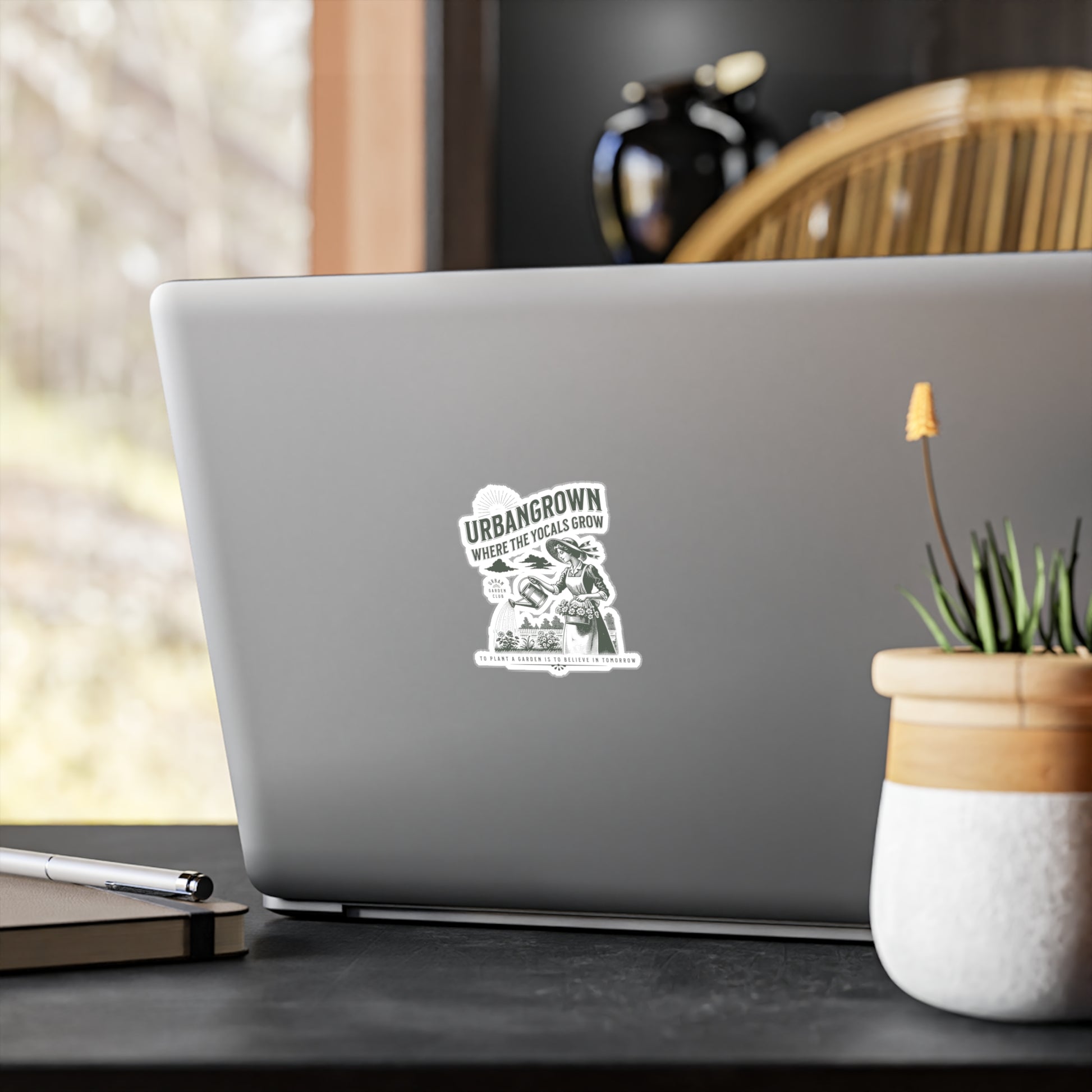 Vinyl Decal - Where The YoCals Grow - Urban Gardening and Farming