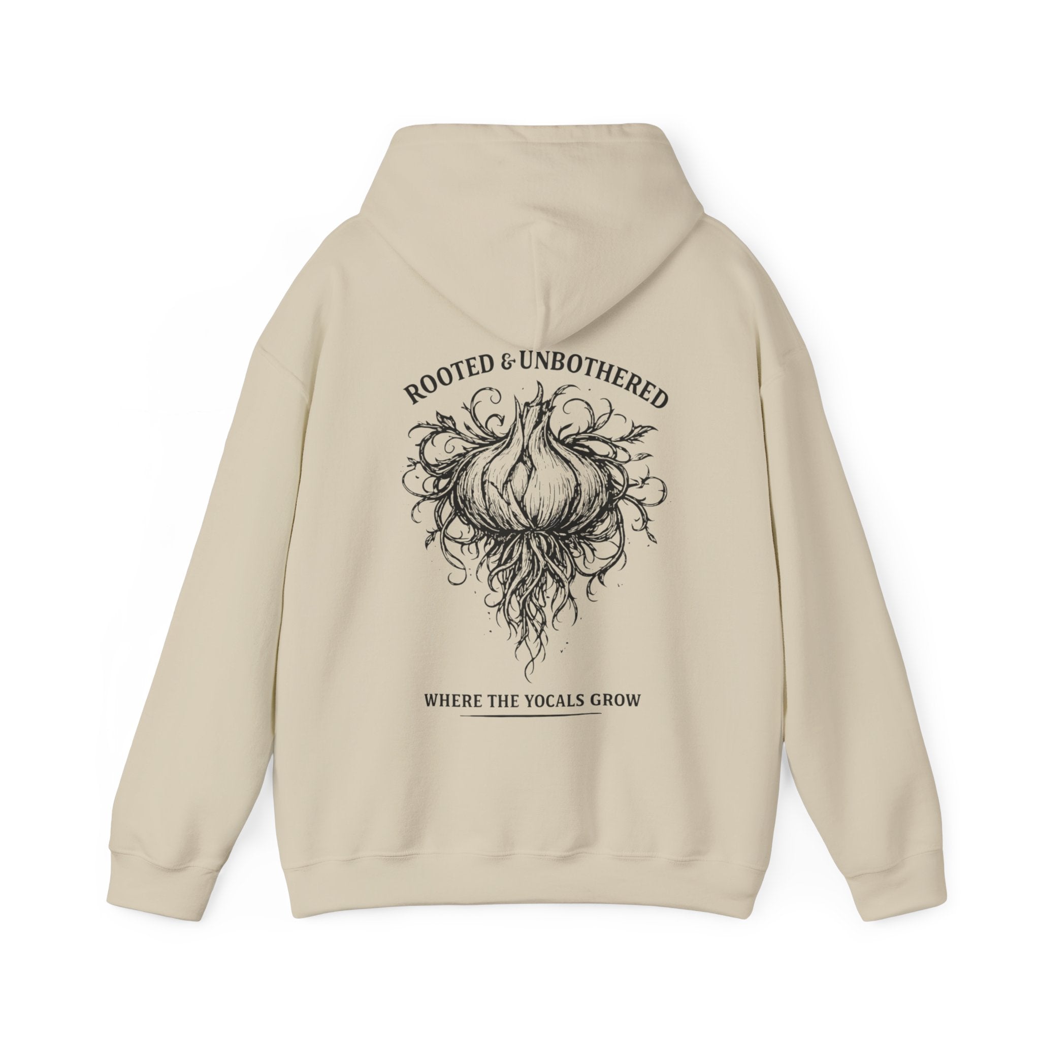 Rooted & Unbothered Hoodie – Where the YoCals Grow | Urban Gardening Apparel