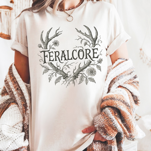 Feralcore Antler Graphic Tee