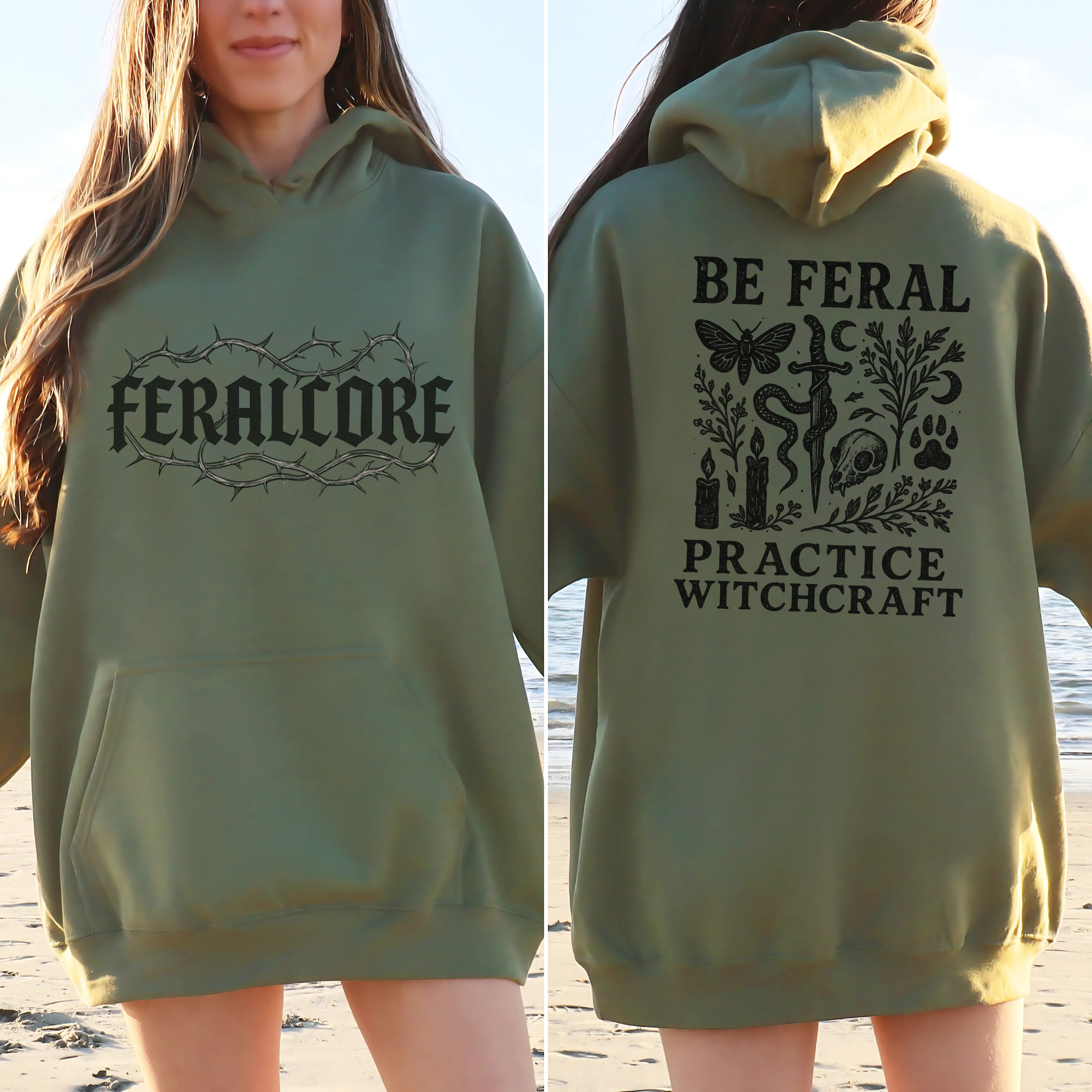 Be Feral Practice Witchcraft Hoodie