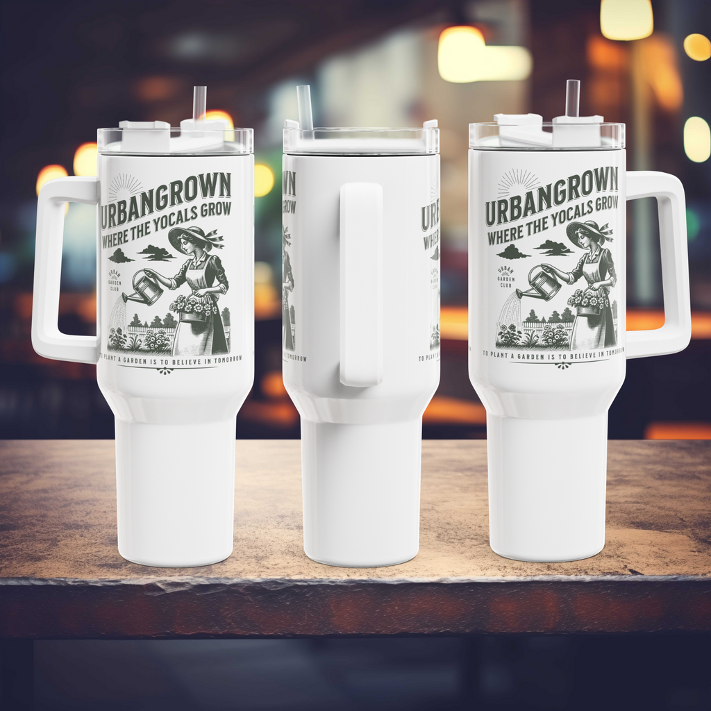 Where The YoCals Grow, UrbanGrower 40 oz Tumbler
