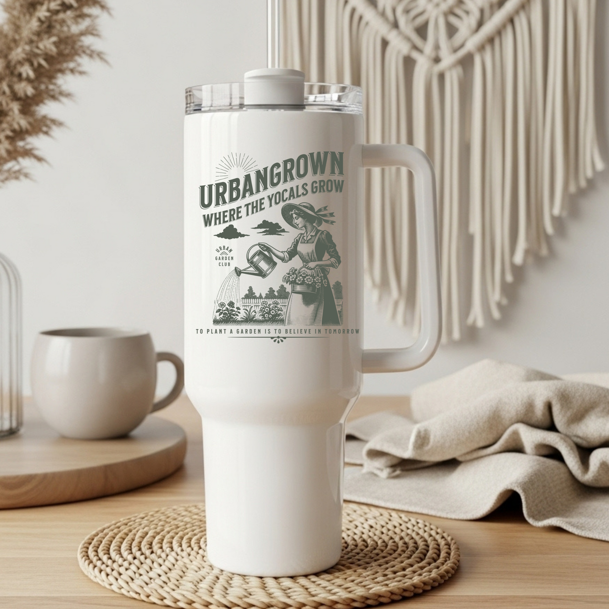 Where The YoCals Grow, UrbanGrower 40 oz Tumbler