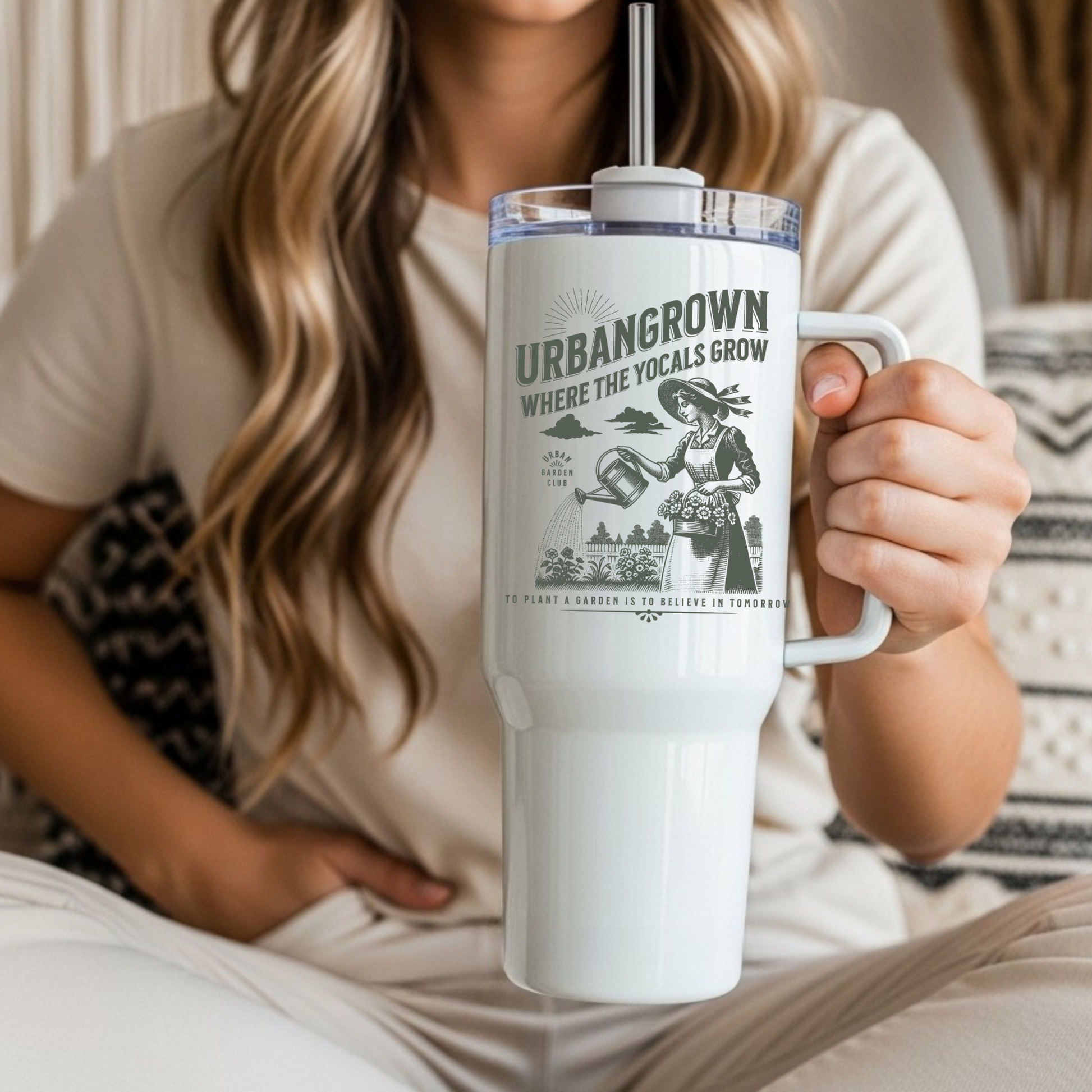 Where The YoCals Grow, UrbanGrower 40 oz Tumbler