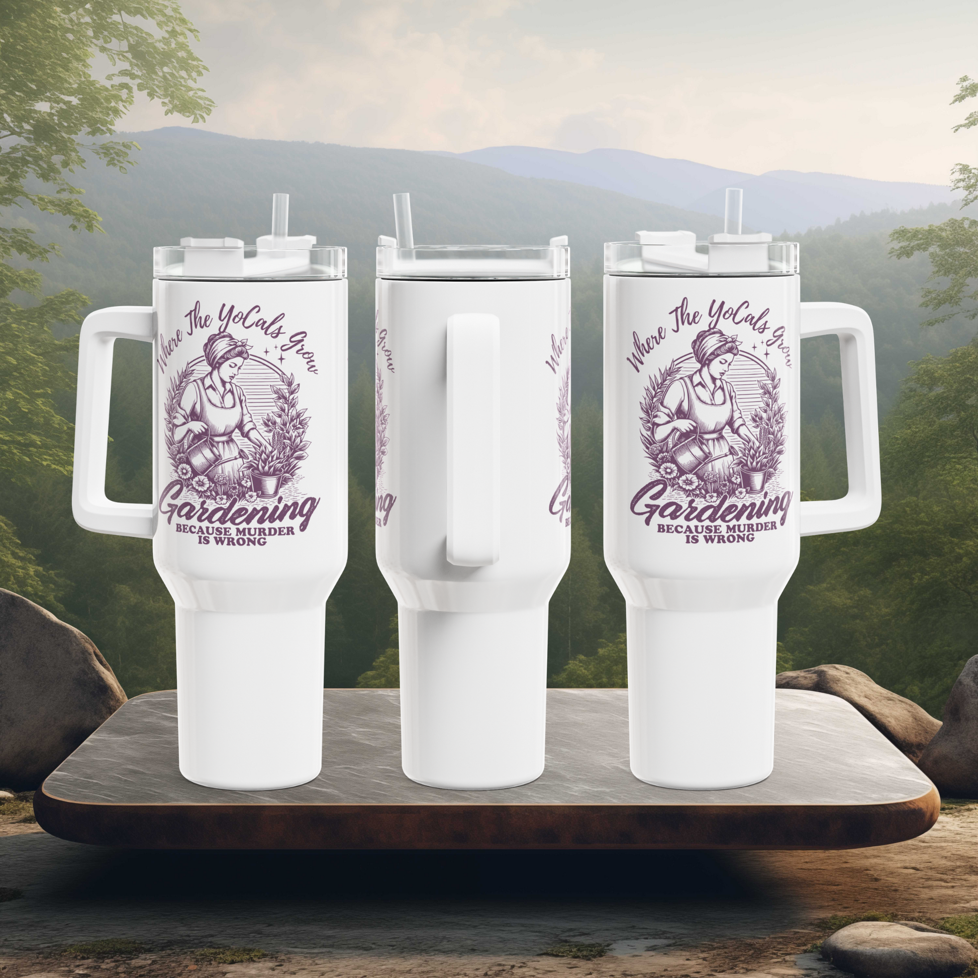 Garden Tumbler, Gardening Because Murder is Wrong