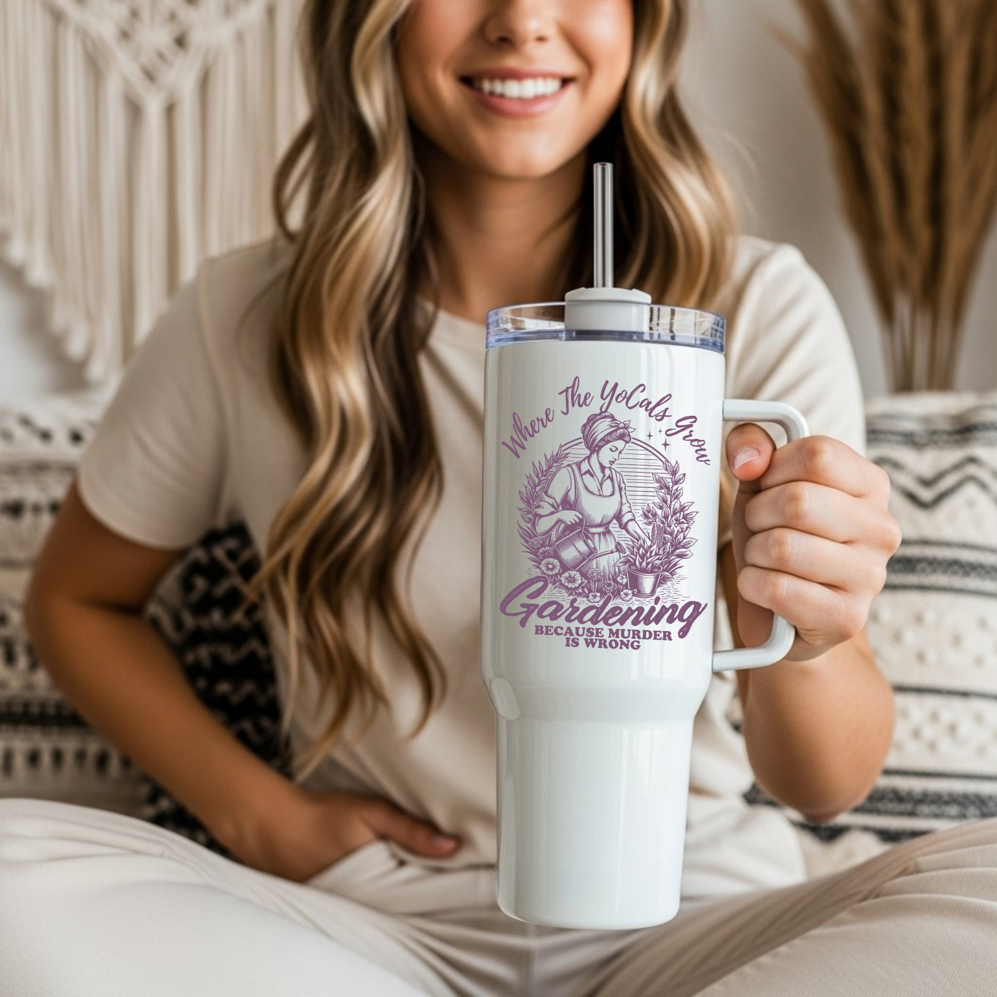 Garden Tumbler, Gardening Because Murder is Wrong