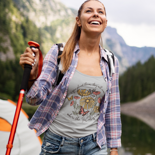 Boho Garden Tank Top - If You Plant Them, They Will Come Design