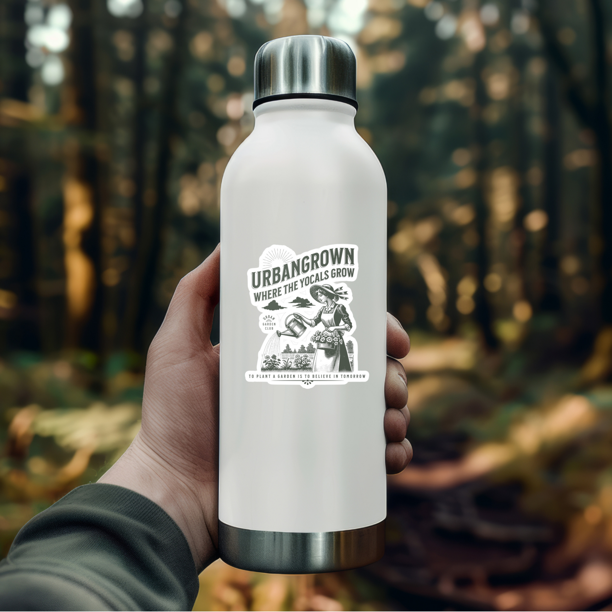 Vinyl Decal - Where The YoCals Grow - Urban Gardening and Farming
