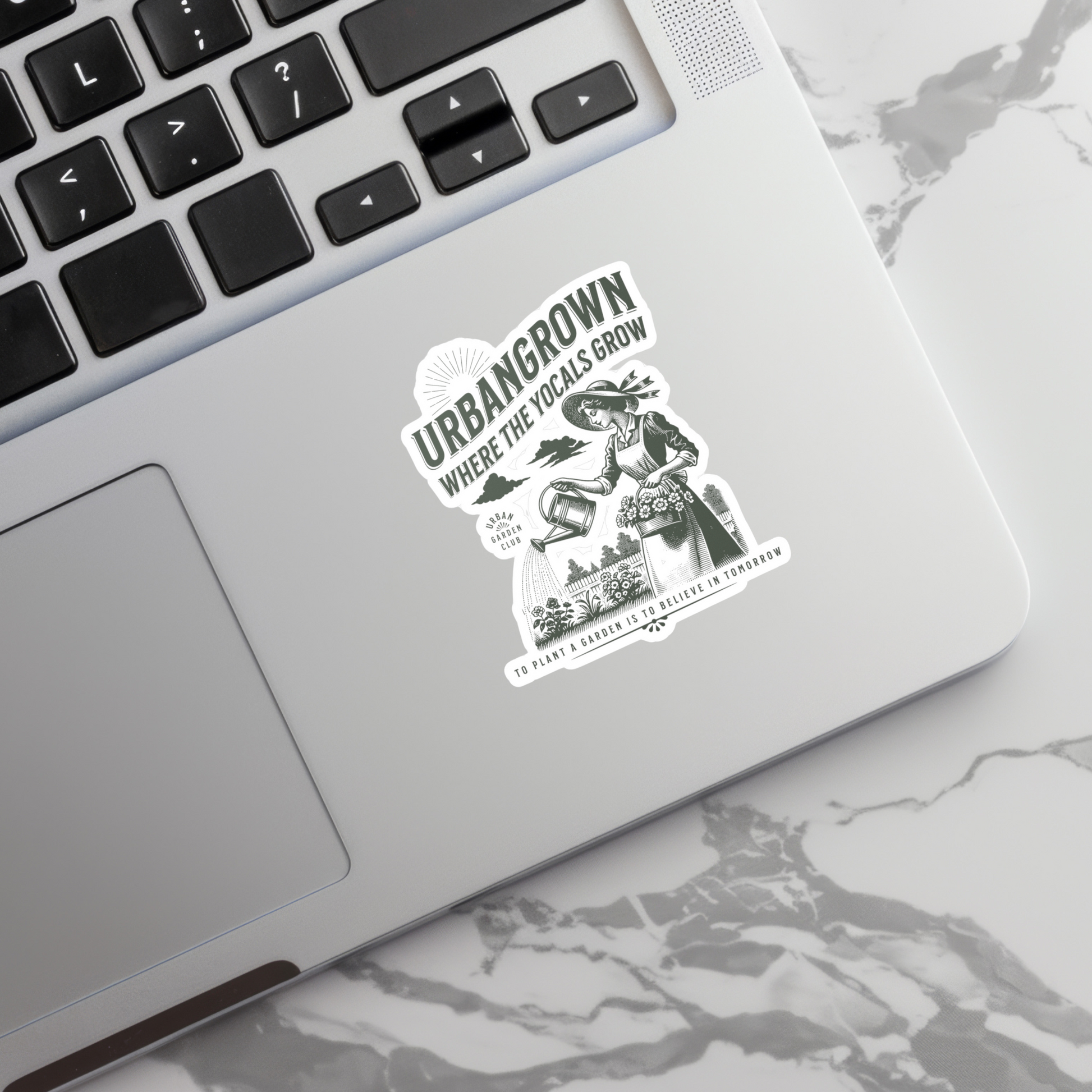 Vinyl Decal - Where The YoCals Grow - Urban Gardening and Farming