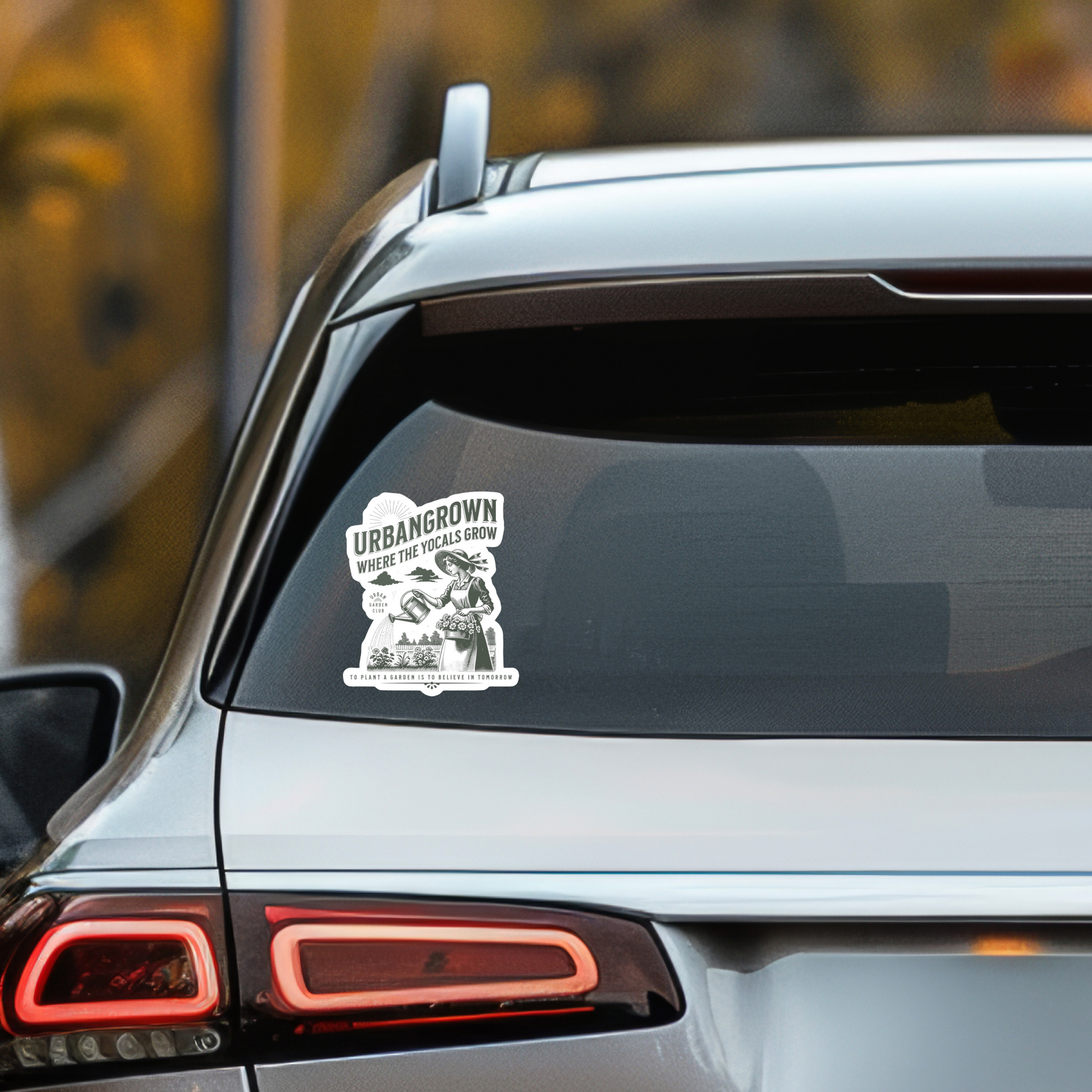 Vinyl Decal - Where The YoCals Grow - Urban Gardening and Farming