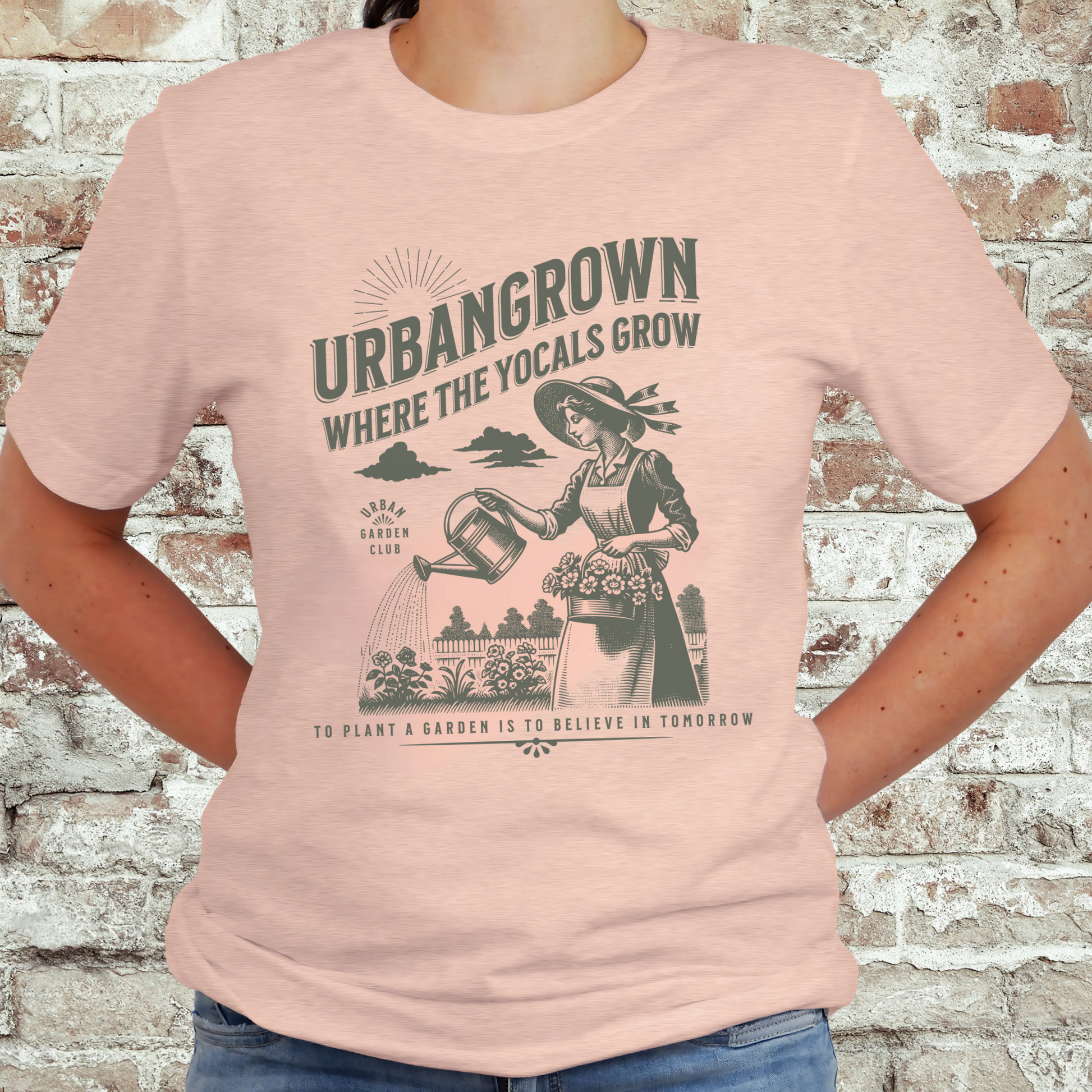 Gardeners Inspirational Tee, Urban Gardener, Urban Farmer, Urban Homestead t-shirt