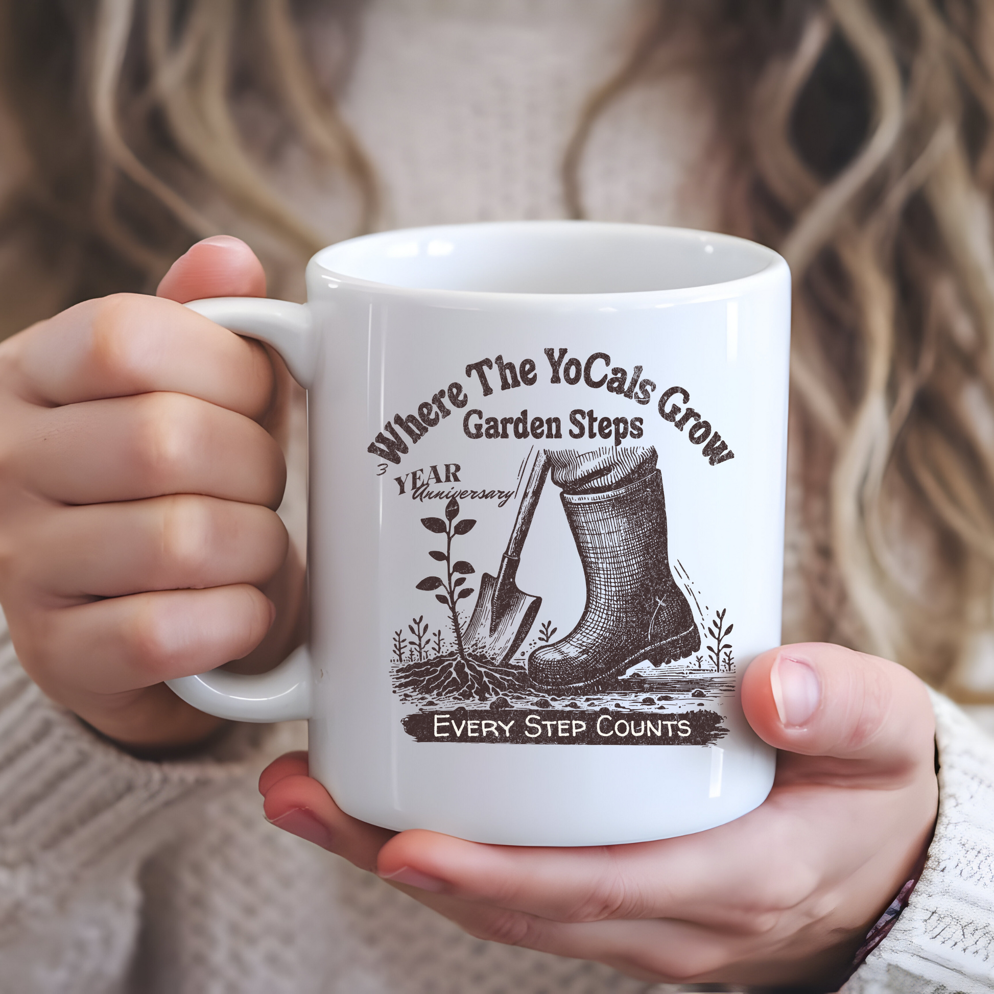 Where the YoCals Grow 3rd Year Anniversary Mug