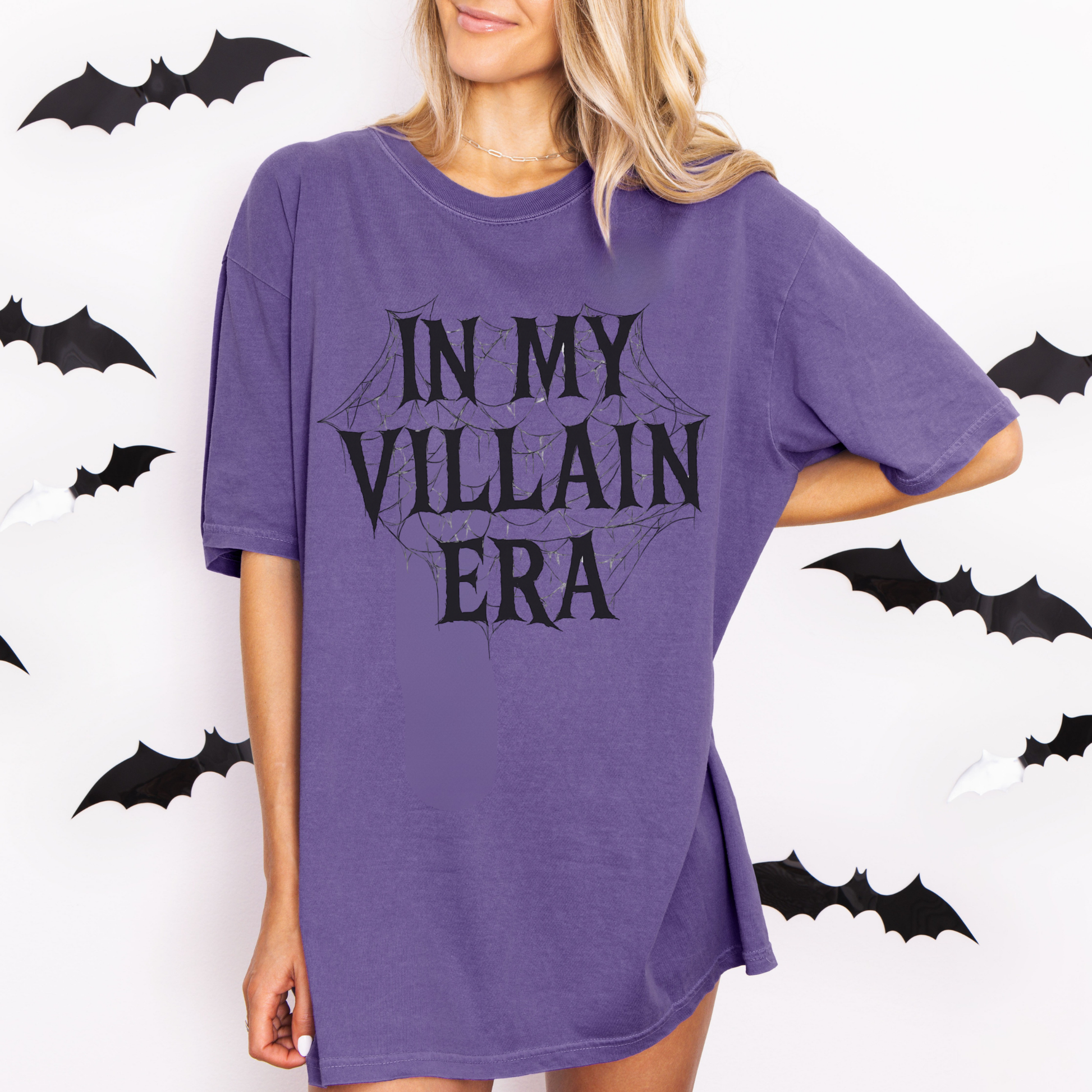 In My Villain Era Shirt, Feralcore Gothic Halloween Tee, Spider Web Aesthetic Shirt, Dark Feminine Graphic Tee, Trendy Fashion