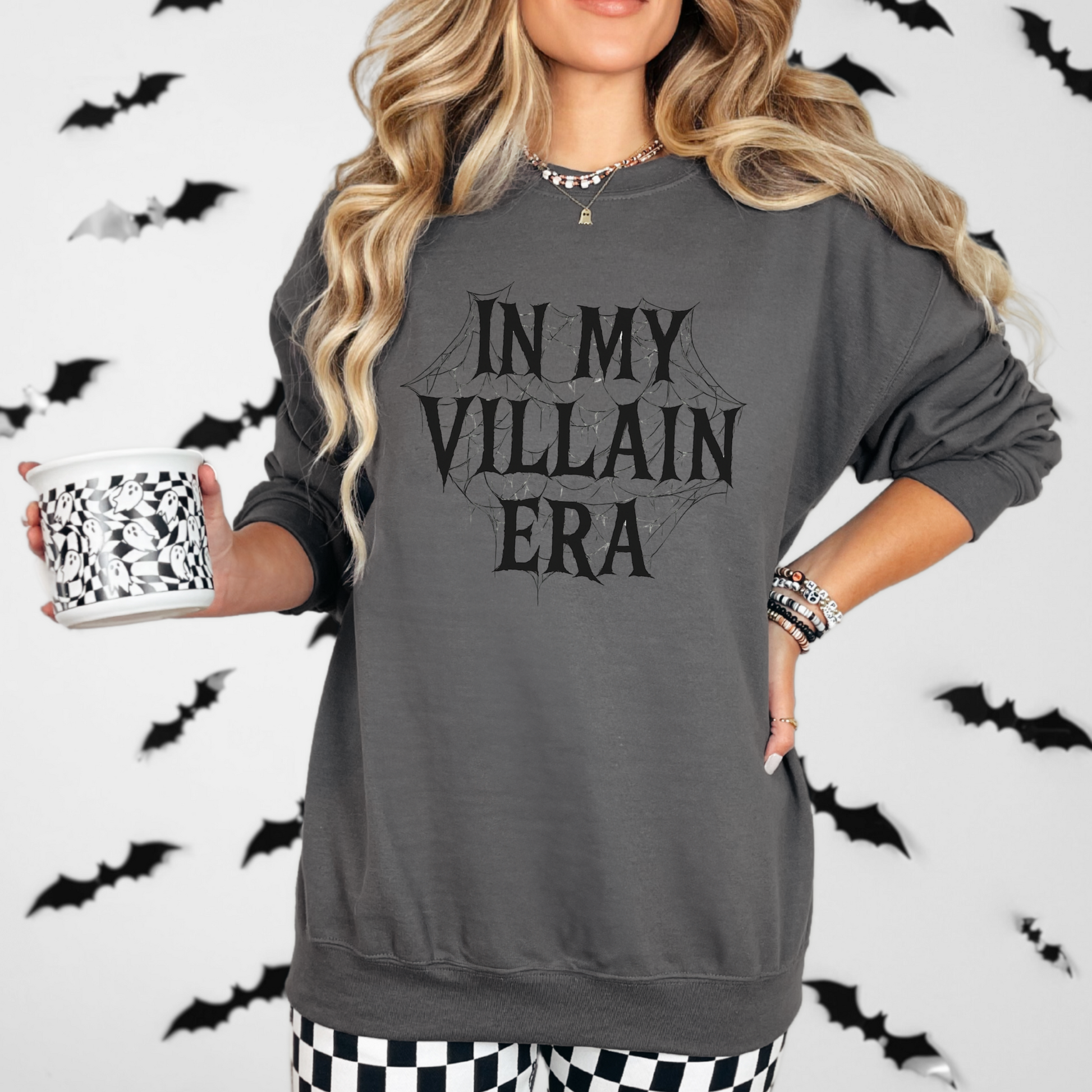 Villain Era Sweatshirt | Cozy Graphic Crewneck | Perfect for Fall, Halloween, Gift for Her, Self-Care Days, Trendy Casual Wear
