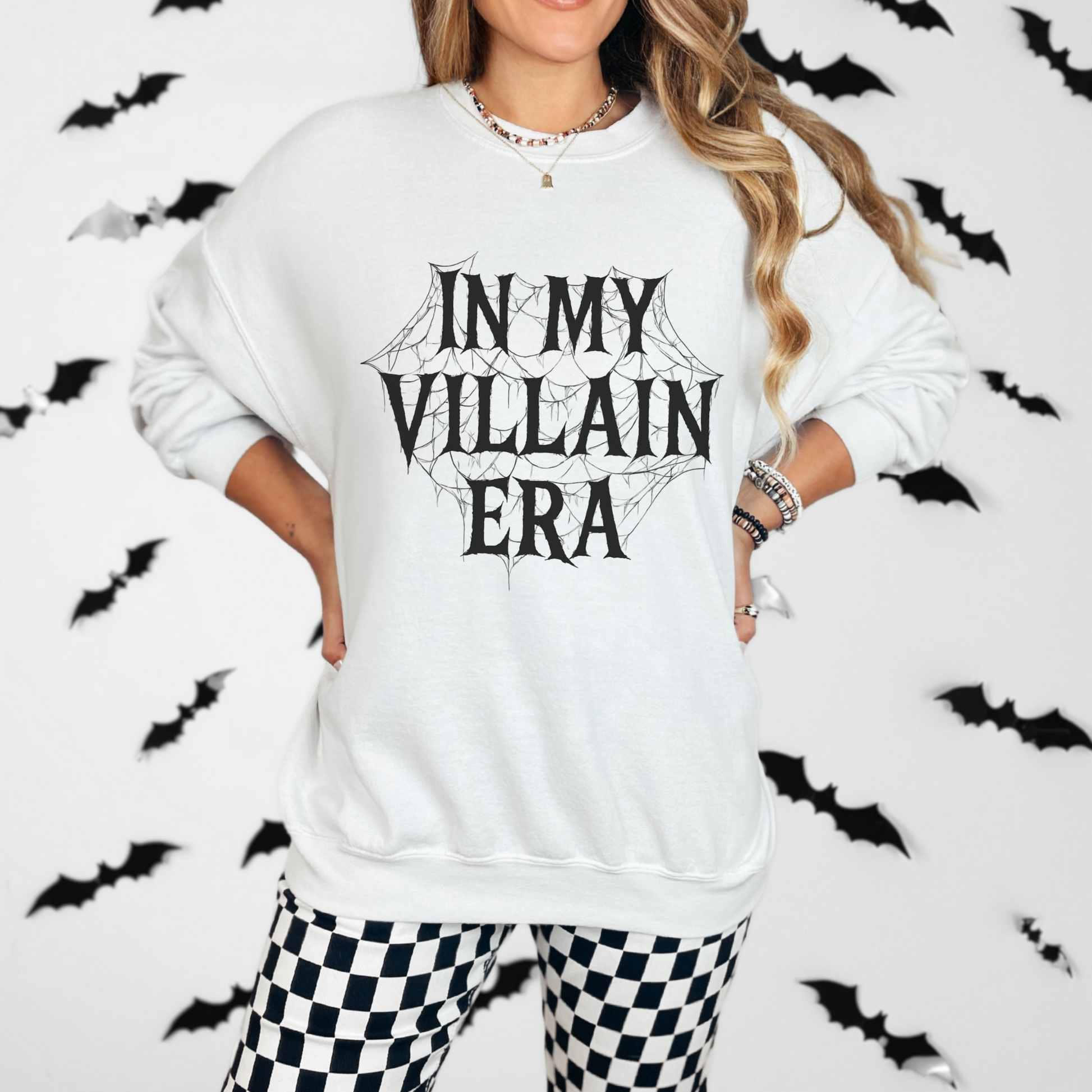 Villain Era Sweatshirt | Cozy Graphic Crewneck | Perfect for Fall, Halloween, Gift for Her, Self-Care Days, Trendy Casual Wear