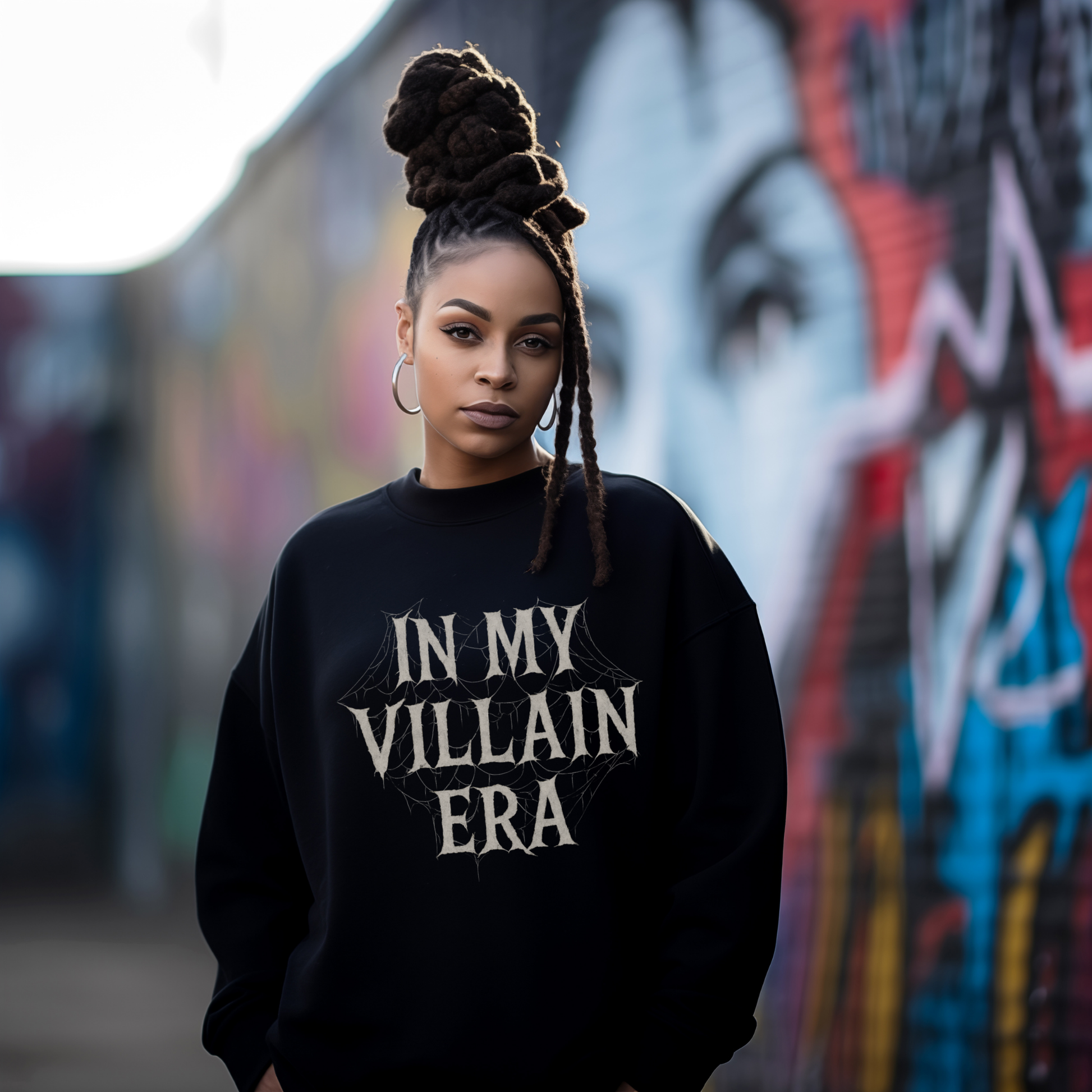 Villain Era Sweatshirt | Cozy Graphic Crewneck | Perfect for Fall, Halloween, Gift for Her, Self-Care Days, Trendy Casual Wear