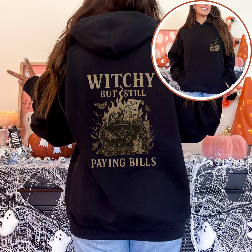 Feral Hoodie, Funny Witchcore Hoodie for Spooky Season | Sarcastic Halloween Sweatshirt with Dark Humor