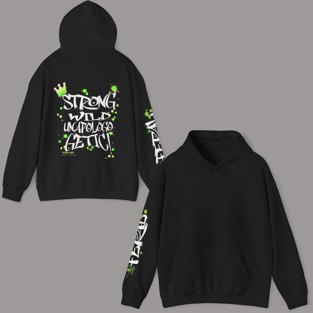 Feralcore “Strong. Wild. Unapologetic.” Hoodie – Power in Every Thread
