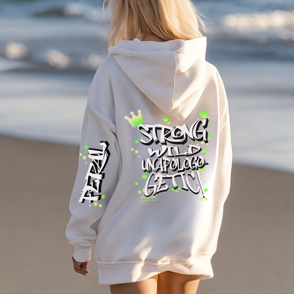 Feralcore “Strong. Wild. Unapologetic.” Hoodie – Power in Every Thread
