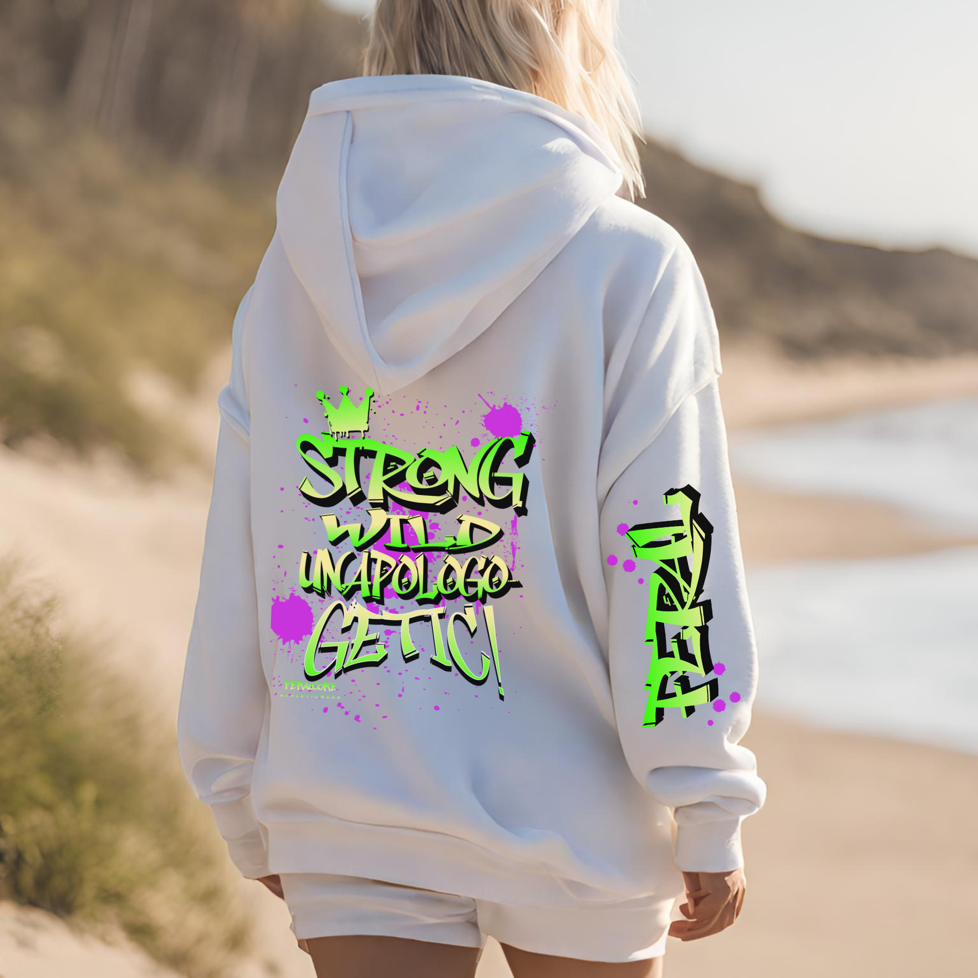 Feralcore “Strong. Wild. Unapologetic.” Hoodie – Power in Every Thread