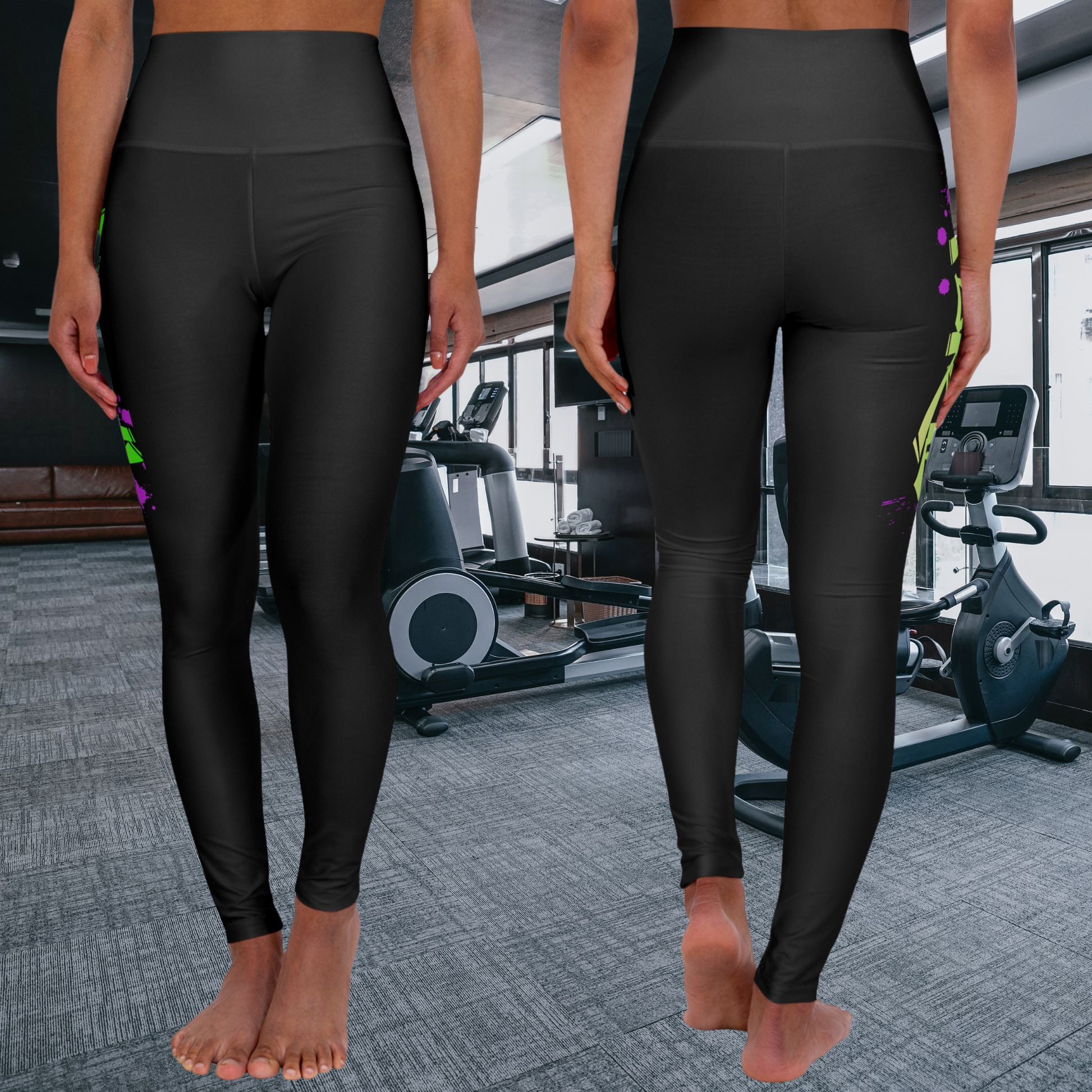 Feralcore High-Waisted Leggings – Unleash Your Wild Strength