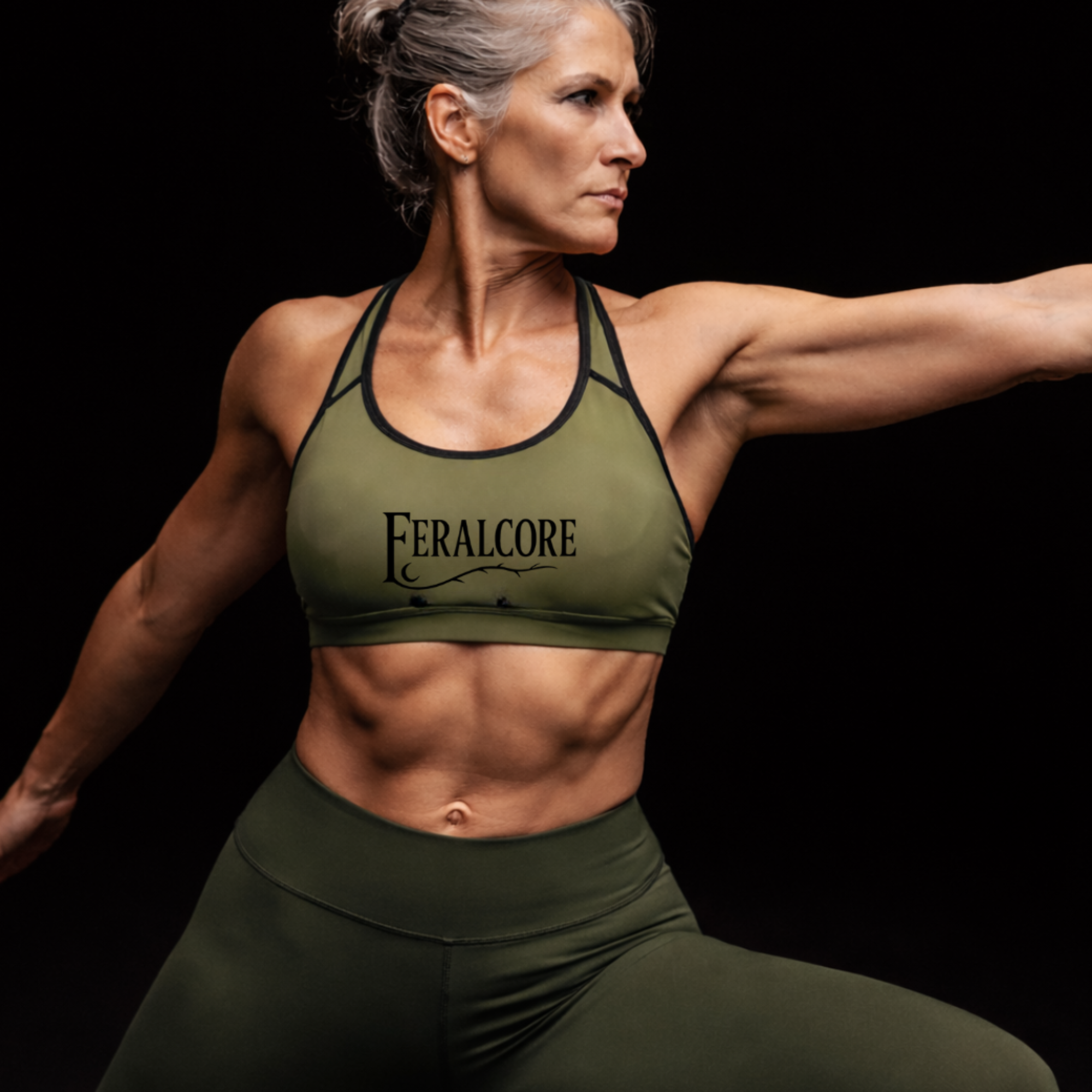Feralcore Stoneborn “Controlled Chaos” High-Waisted Leggings