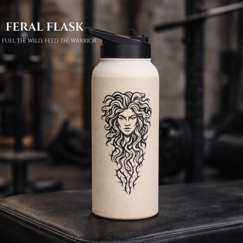 Feral Flask – 32oz Stainless Steel Insulated Water Bottle