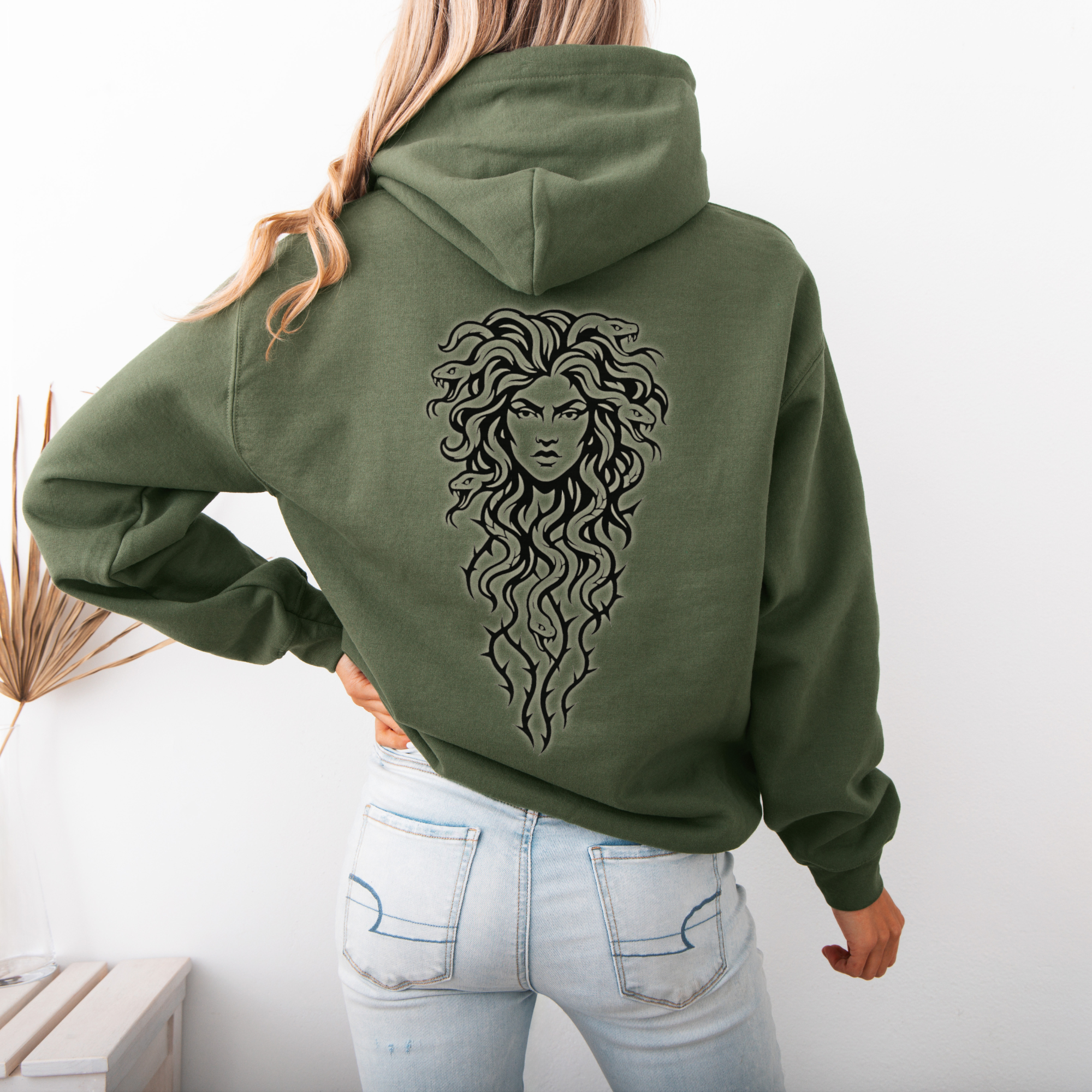 Stoneborn Sovereign – Feralcore Medusa Hoodie