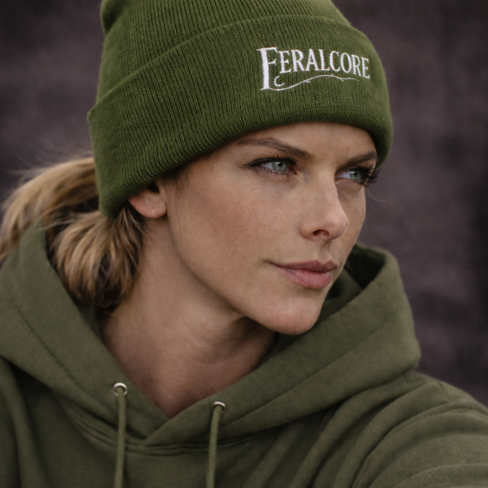Crown of Thorns – Embroidered Feralcore Beanie