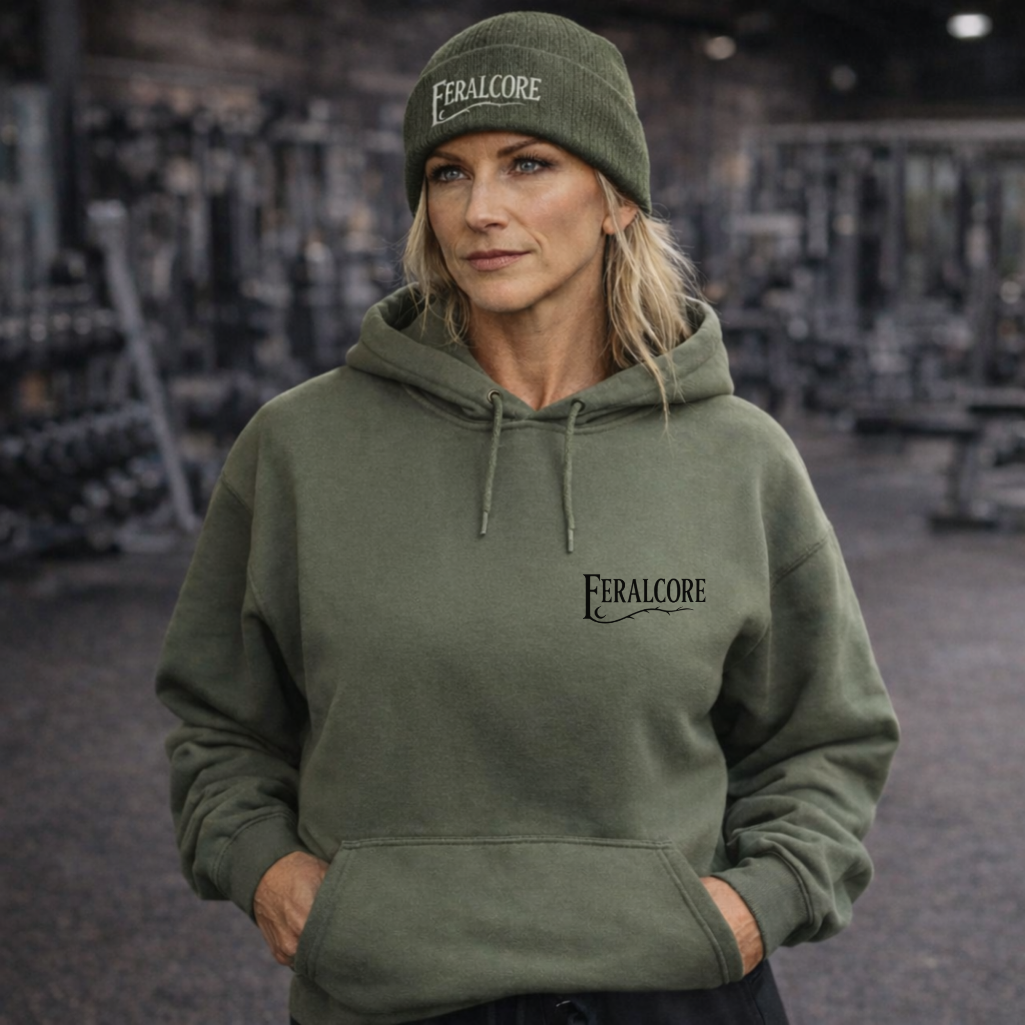 Crown of Thorns – Embroidered Feralcore Beanie