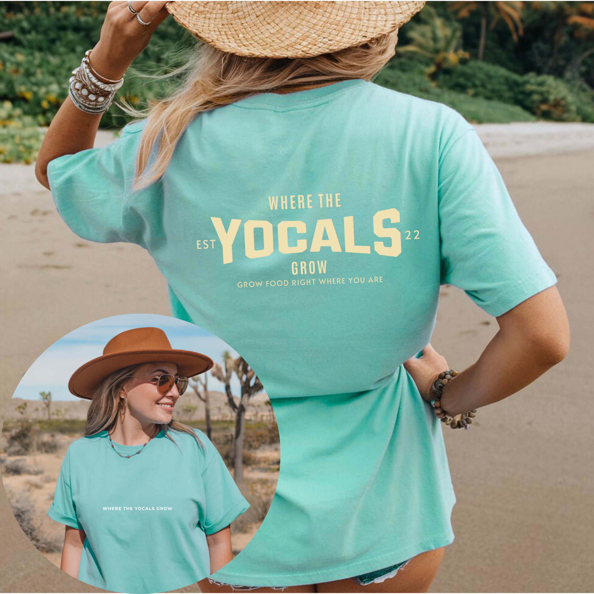 Where the YoCals Grow™ | Urban Garden Tee – Comfort Colors 1717