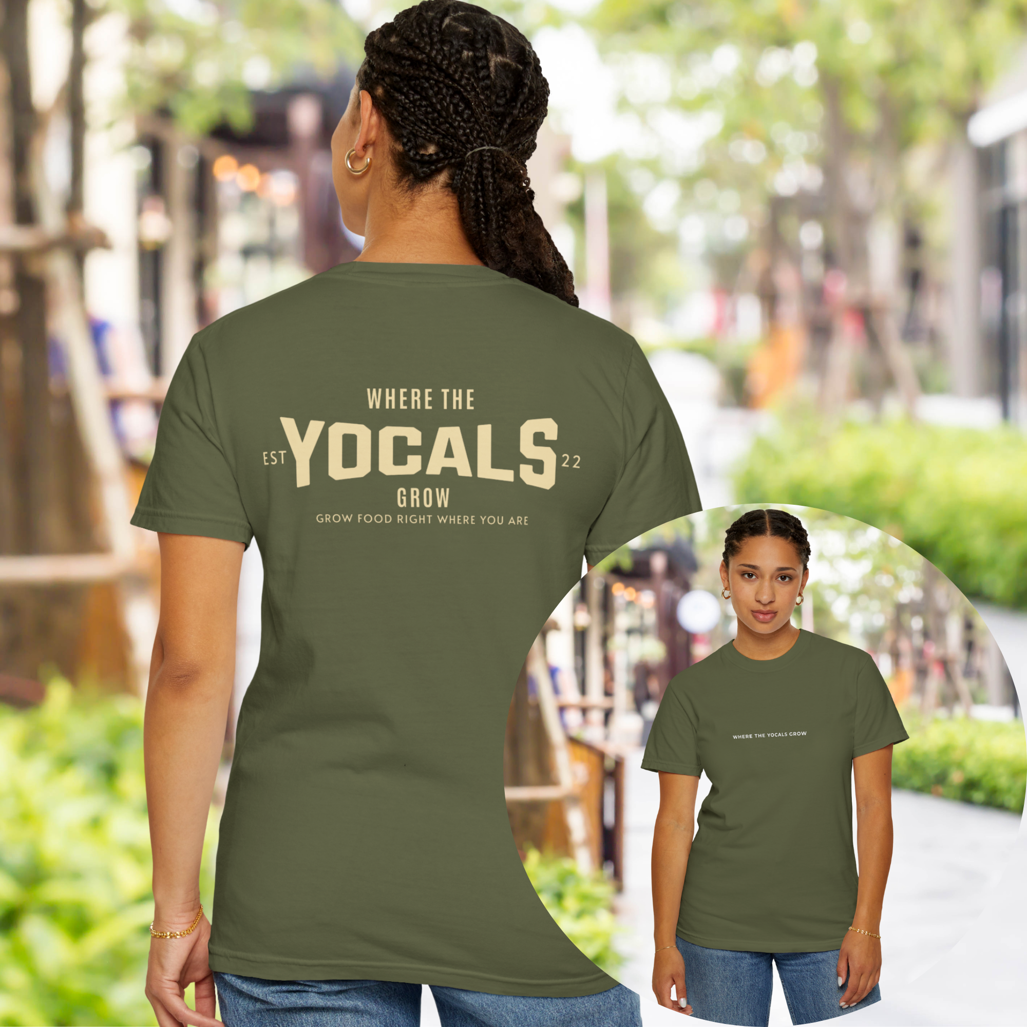 Where the YoCals Grow™ | Urban Garden Tee – Comfort Colors 1717