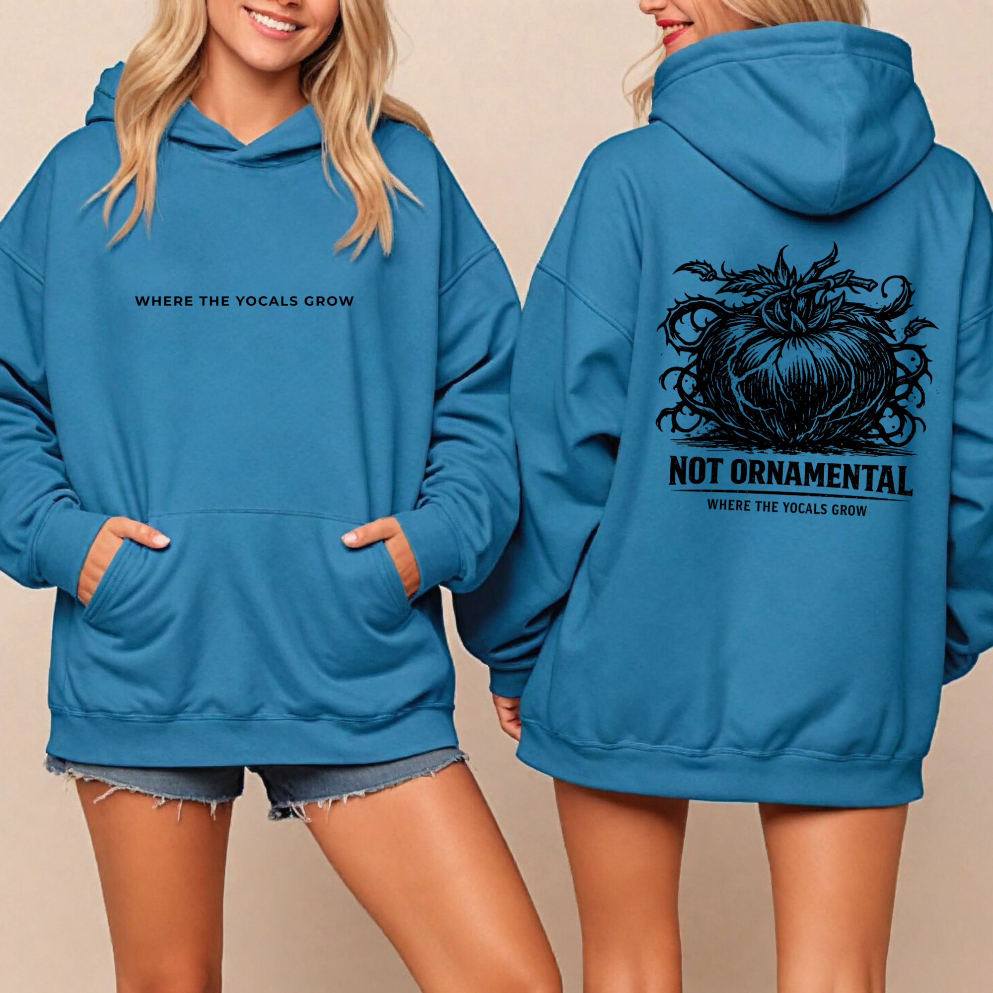 Not Ornamental™ Feral Tomato Hoodie | Bold Garden Hoodie for Growers Who Mean It