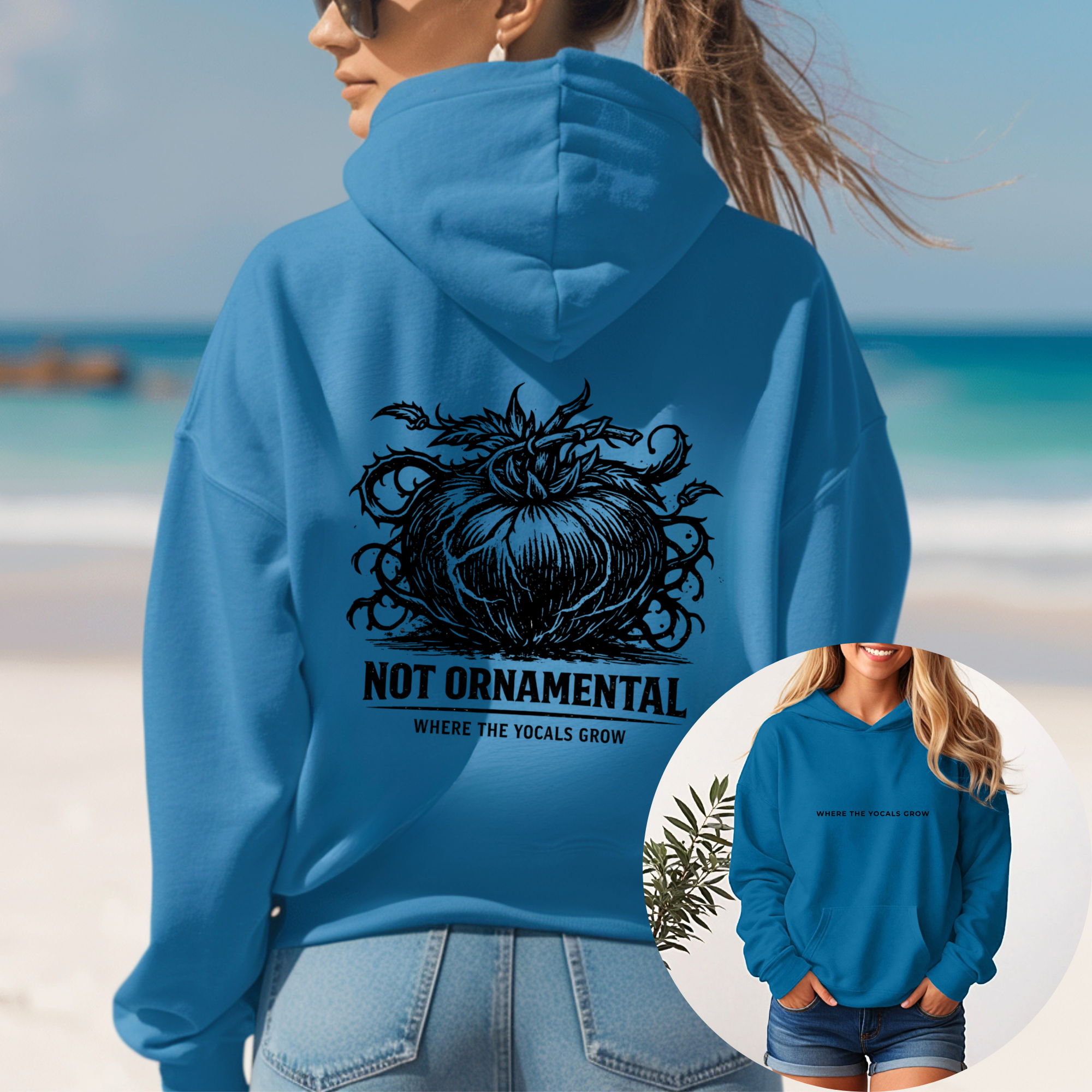 Not Ornamental™ Feral Tomato Hoodie | Bold Garden Hoodie for Growers Who Mean It