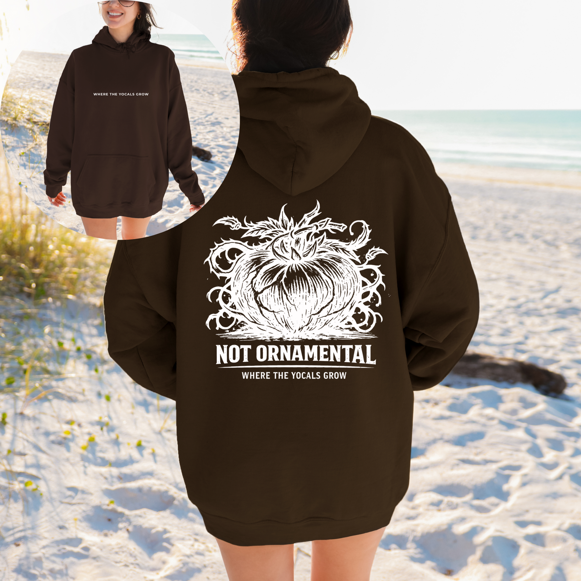 Not Ornamental™ Feral Tomato Hoodie | Bold Garden Hoodie for Growers Who Mean It
