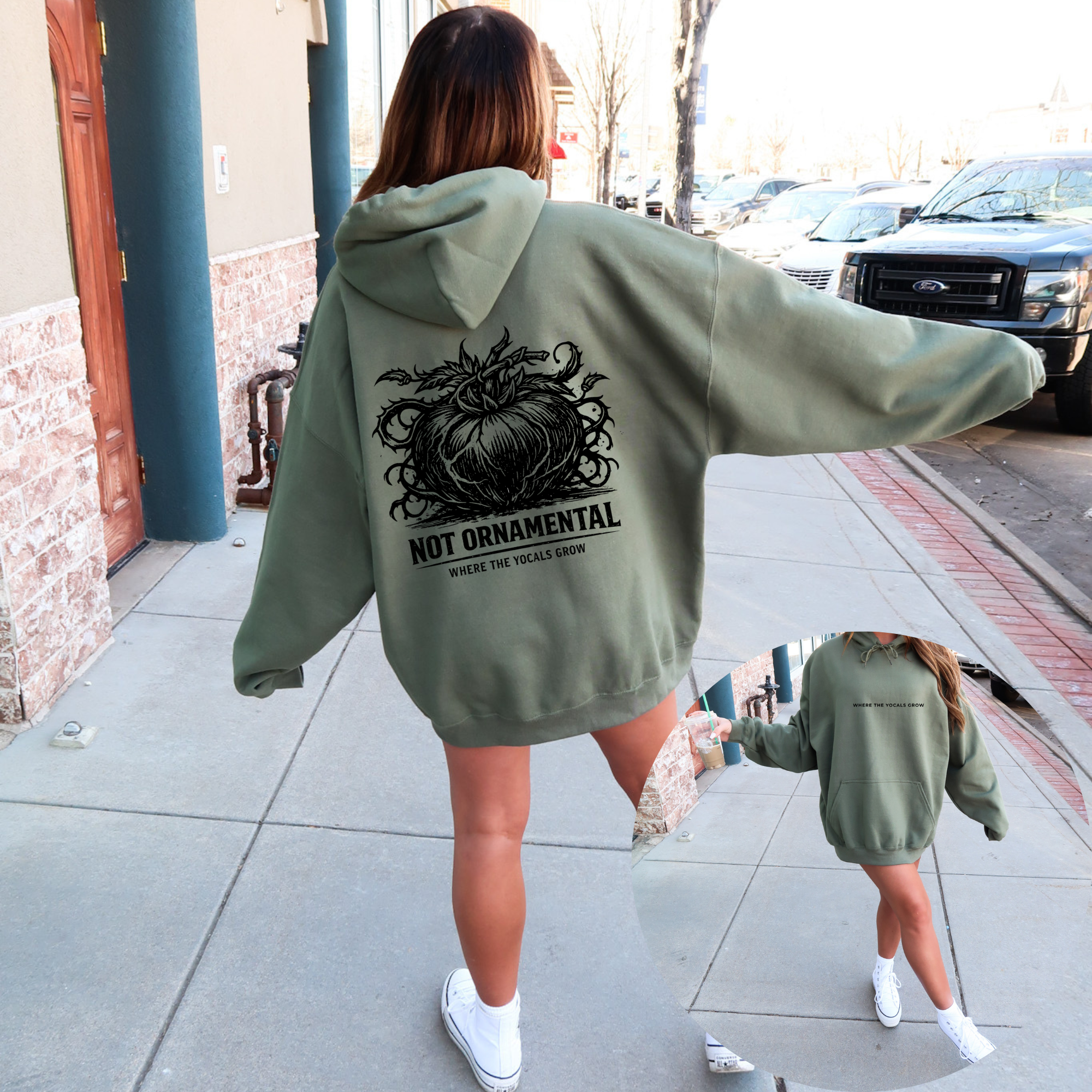 Not Ornamental™ Feral Tomato Hoodie | Bold Garden Hoodie for Growers Who Mean It