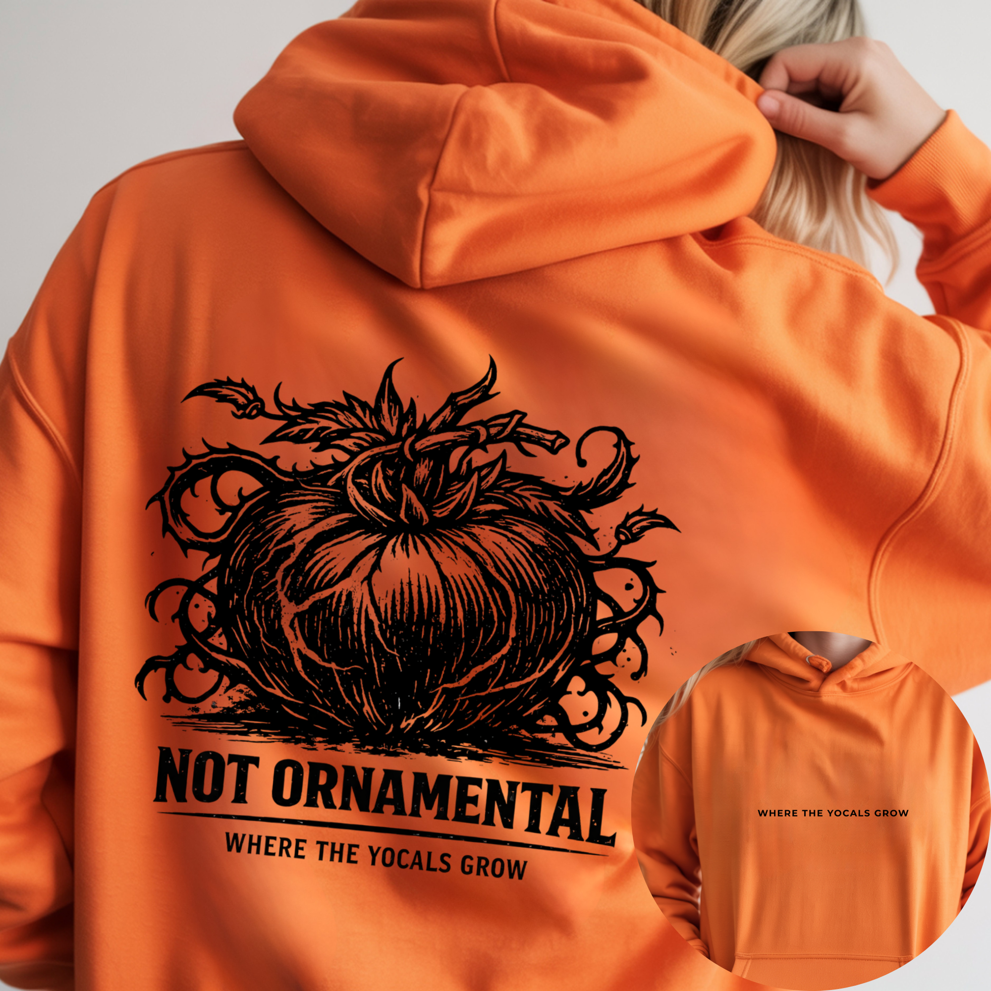 Not Ornamental™ Feral Tomato Hoodie | Bold Garden Hoodie for Growers Who Mean It