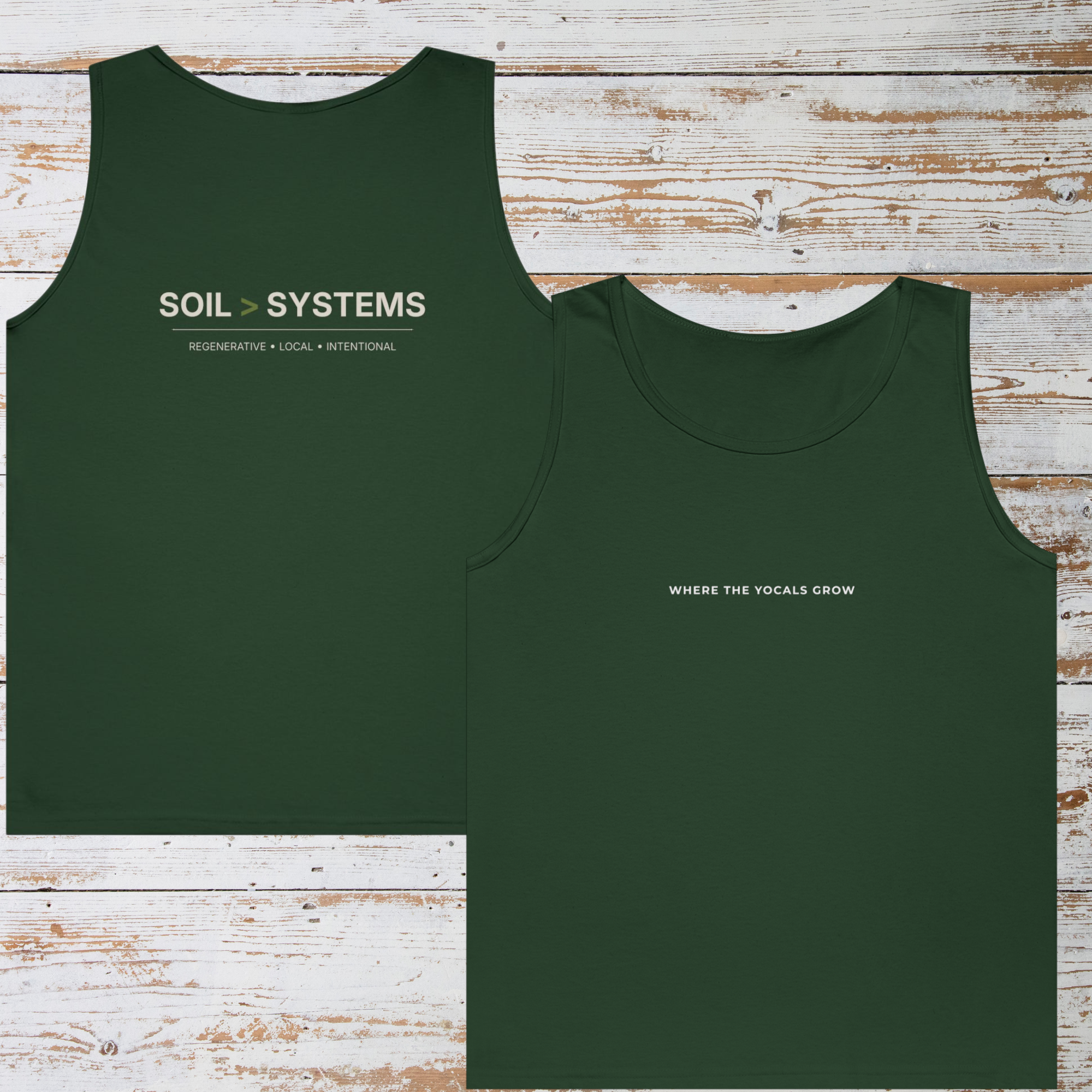 Soil > Systems Tank — "Where the Roots Grow" Organic Farming Tank Top