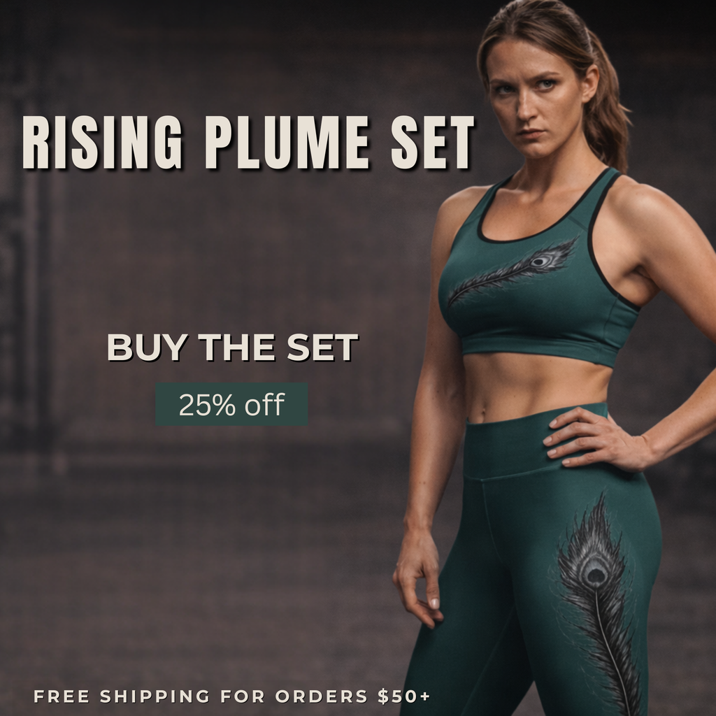 Rising Plume Performance Leggings – High Waisted Compression Activewear