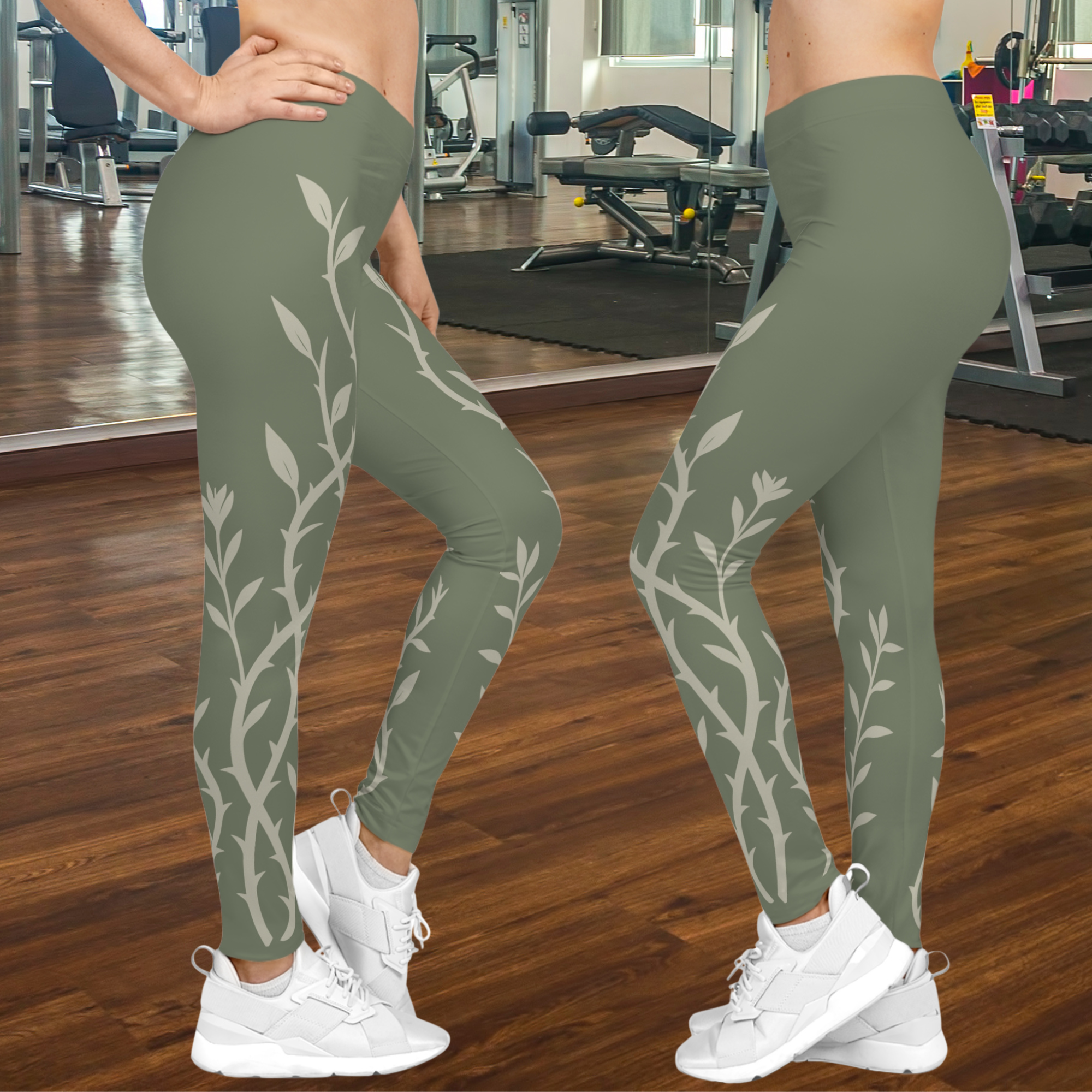 Rooted Set - Feralcore Sports Bra – Olive