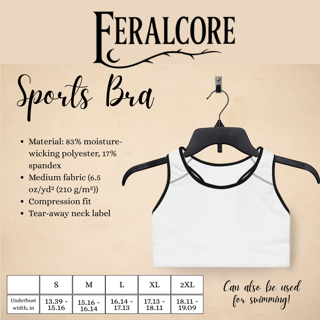 Rooted Set - Feralcore Sports Bra – Expresso
